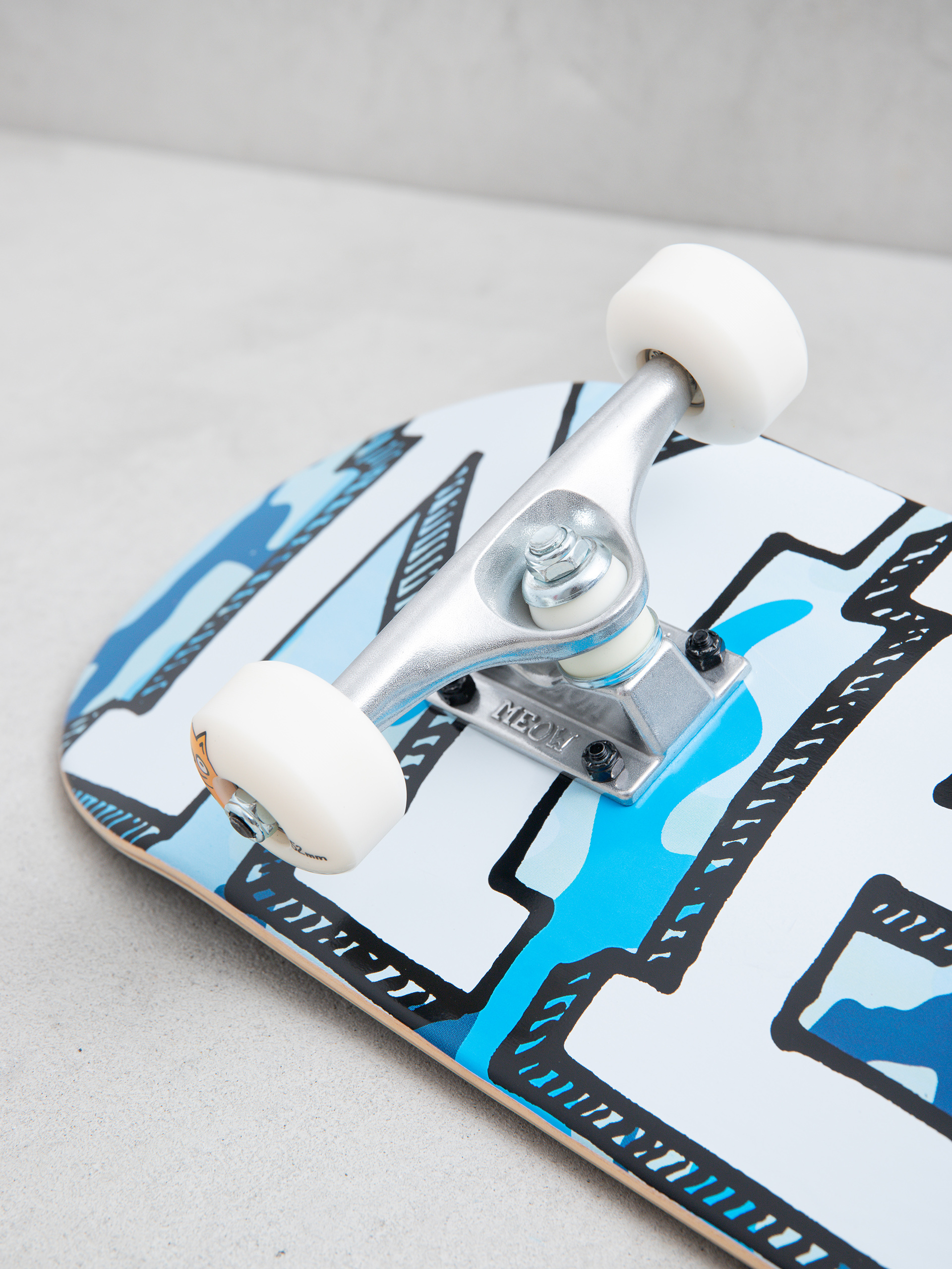 Skateboard Meow Skateboards Logo Complete (blue)
