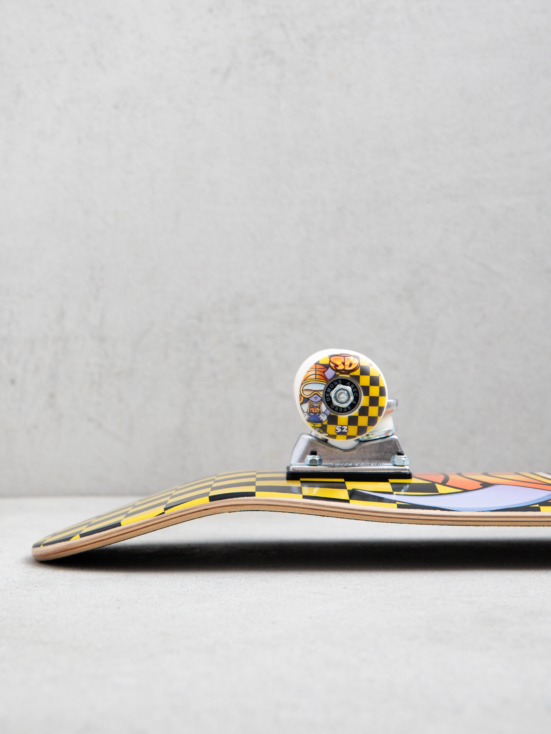 Skateboard Speed Demons Baller (black/yellow checks)