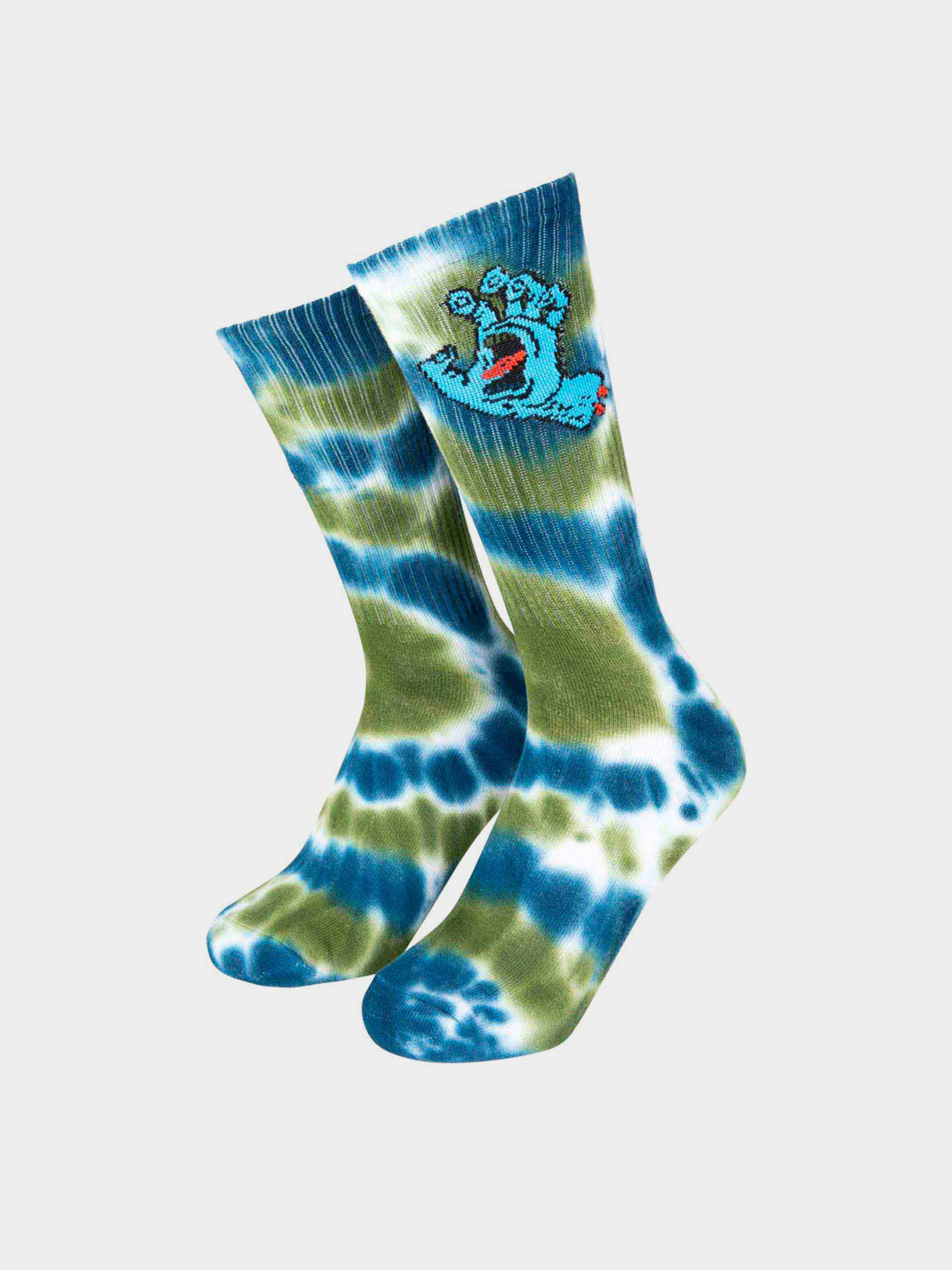 Ponožky Santa Cruz Screaming Hand Tie Dye