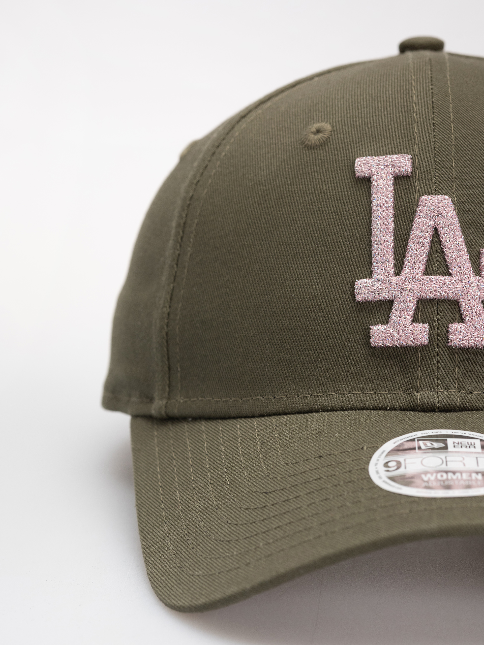Kšiltovka  New Era Metallic 9Forty Los Angeles Dodgers Wmn (olive)