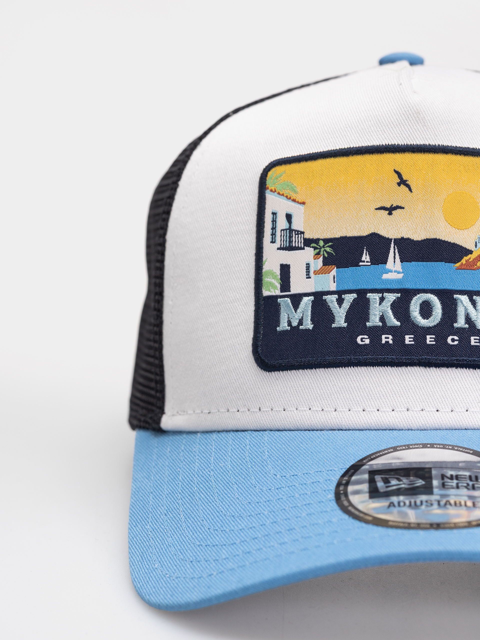 Kšiltovka  New Era Location Patch Trucker (blue/white)