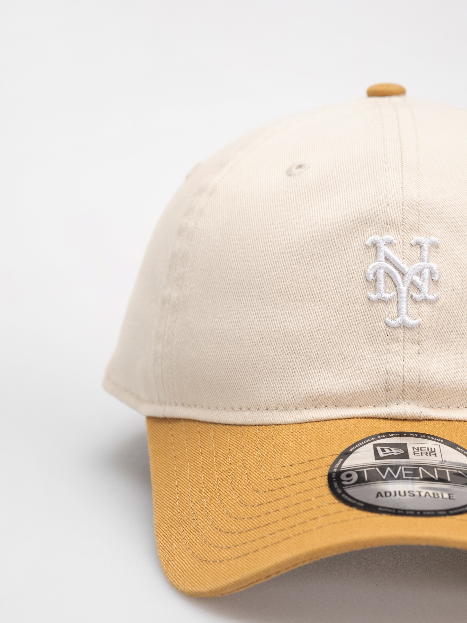Kšiltovka  New Era Mini Washed Contrast 9Twenty Mets (light cream/brown)