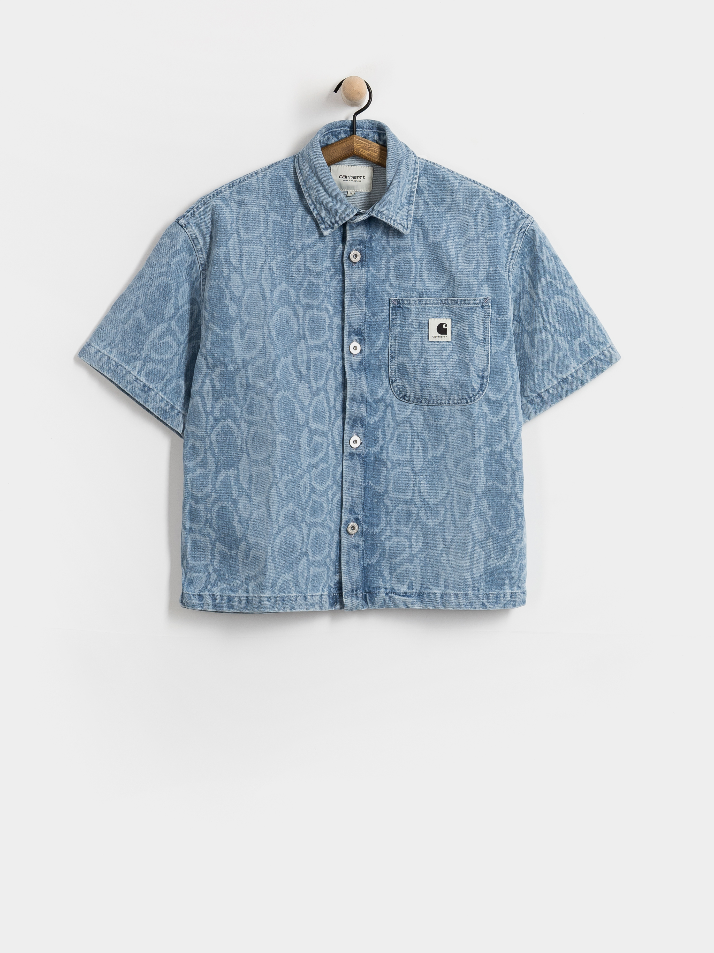 Košile Carhartt WIP Snake Lovilia Wmn (snake camo blue)