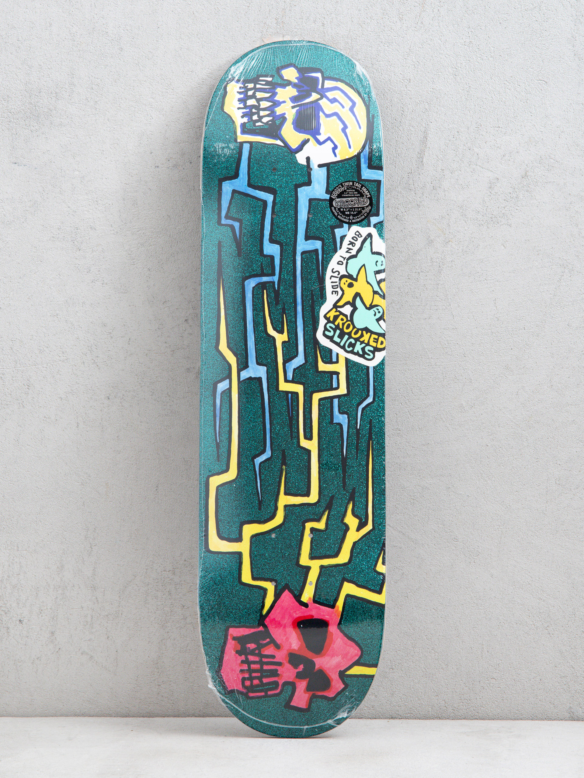 Deska Krooked Worrest Skulls And Bolts Slick