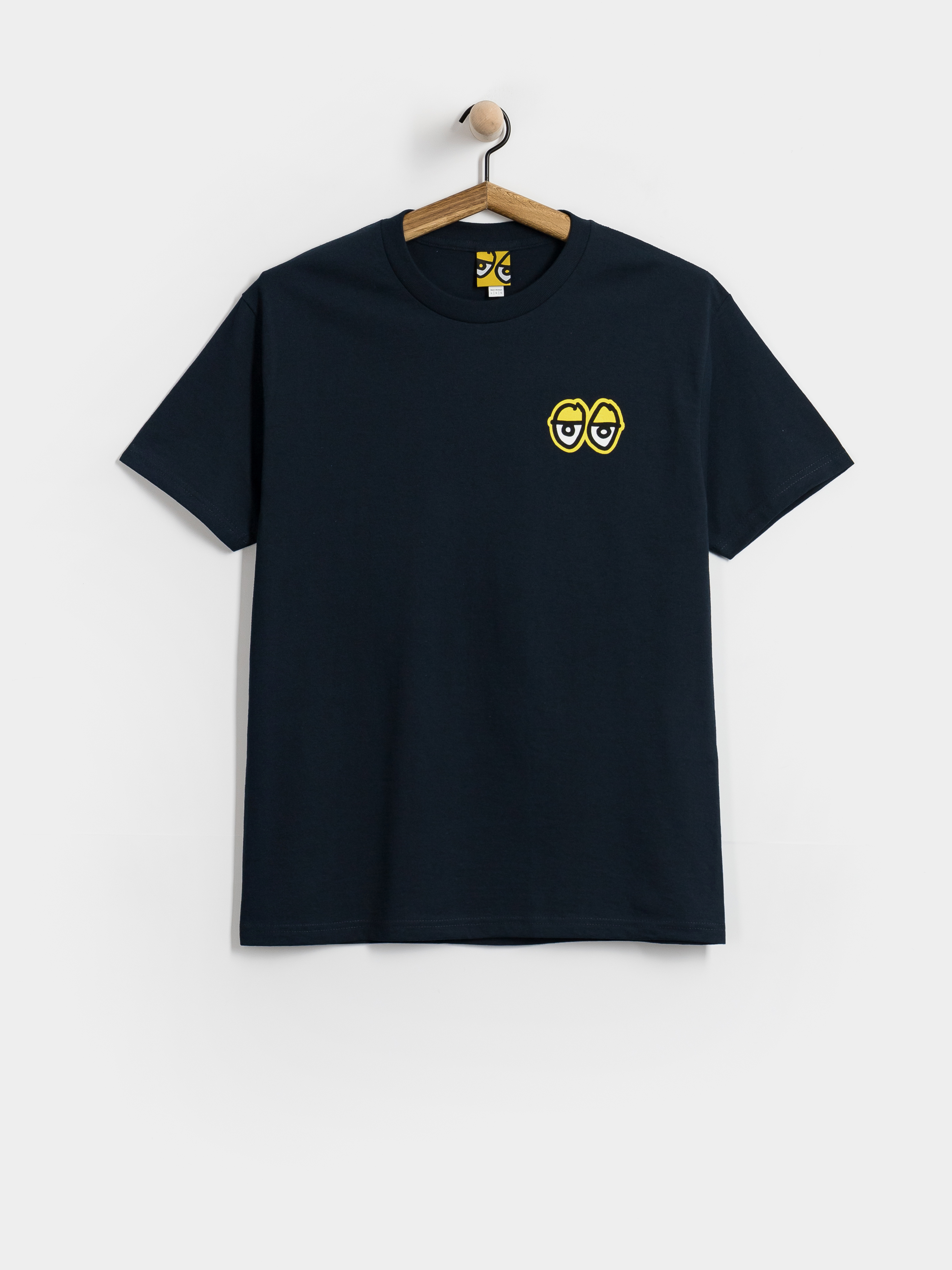 Tričko Krooked New Tricks (true navy w/yellow black & white prints)
