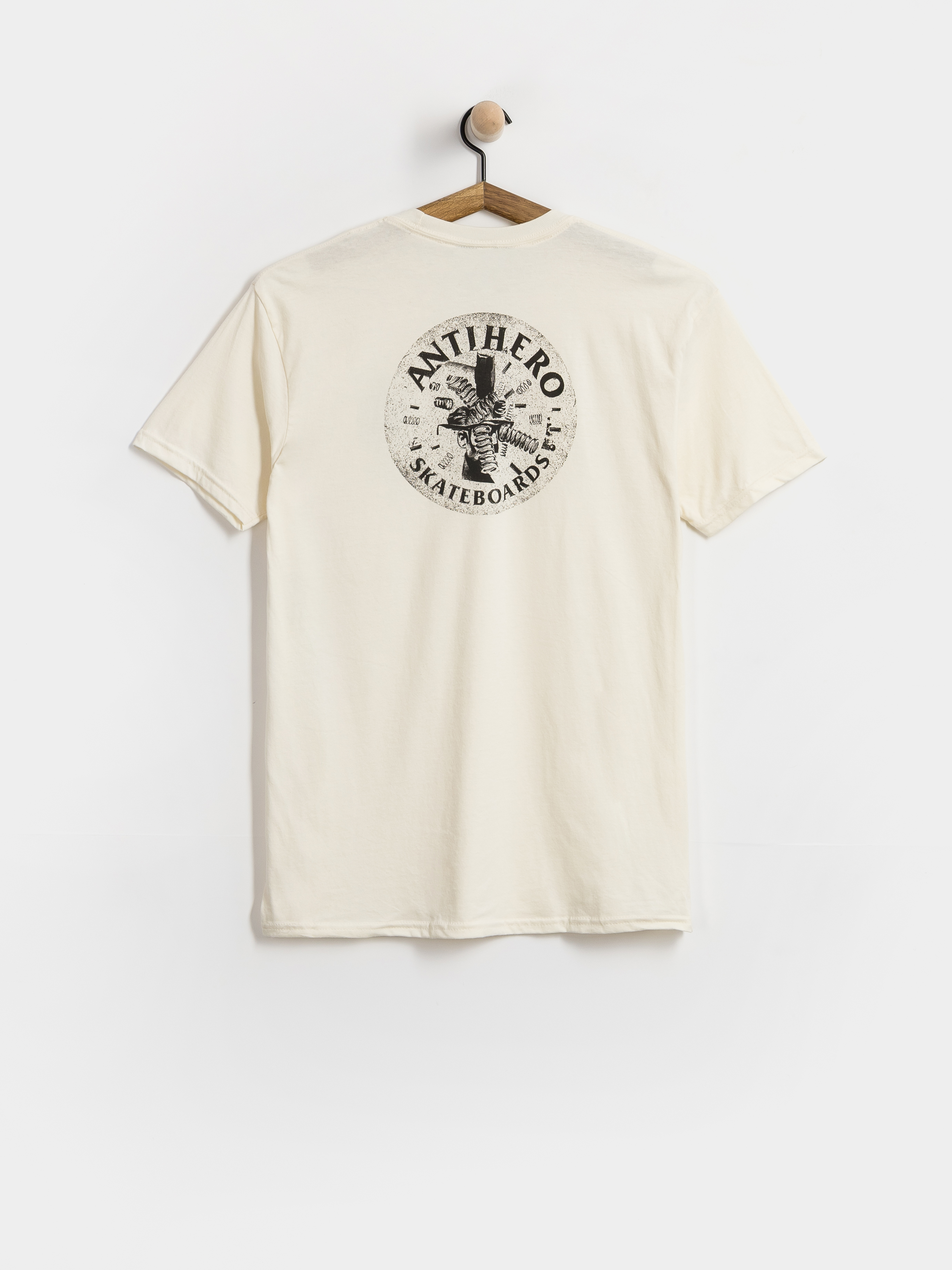 Tričko Antihero Engineering (heather cream w/black prints)