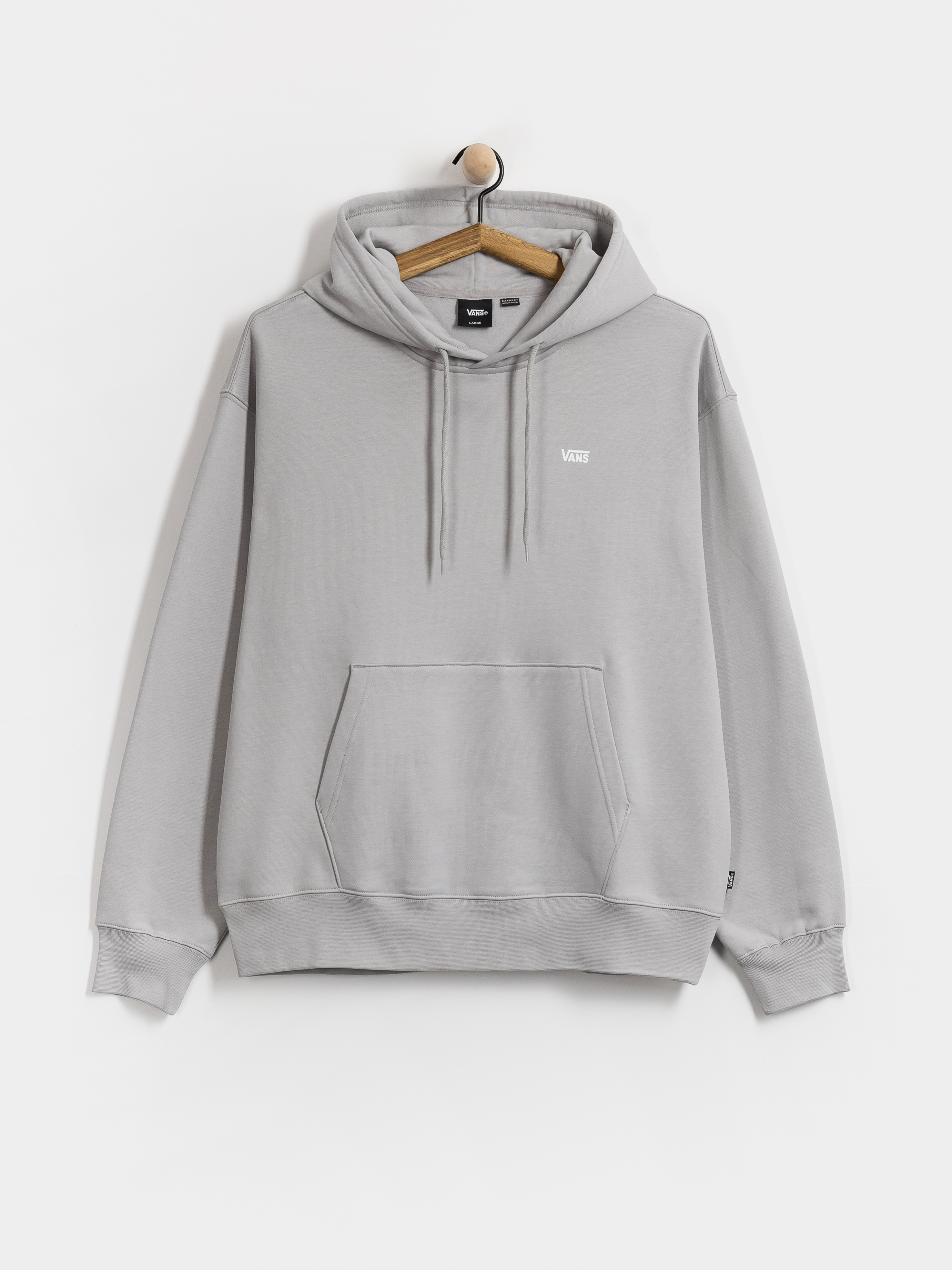 Mikina s kapucí Vans Left Chest HD (light grey)
