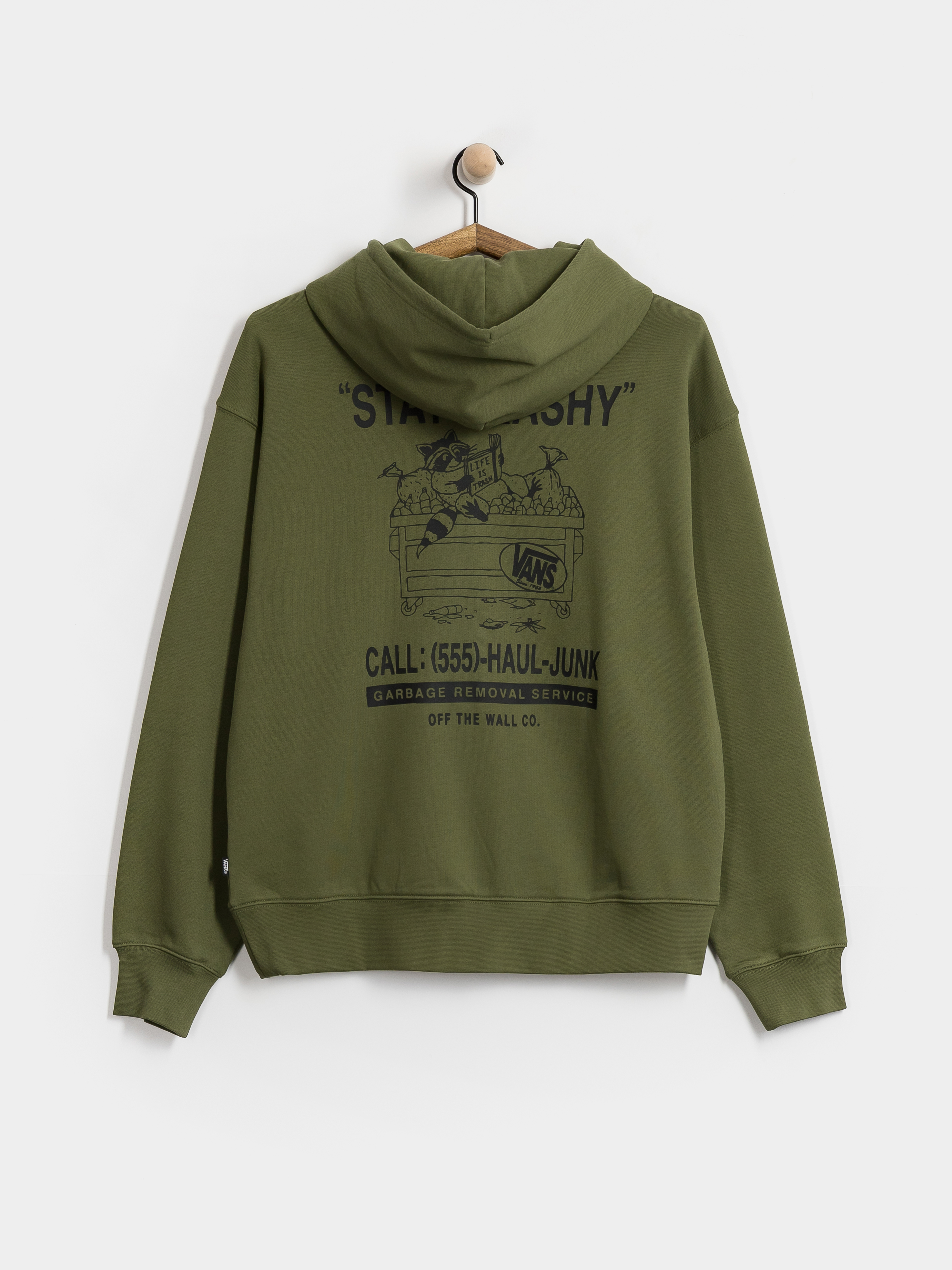 Mikina s kapucí Vans Trashy HD (green balsam)