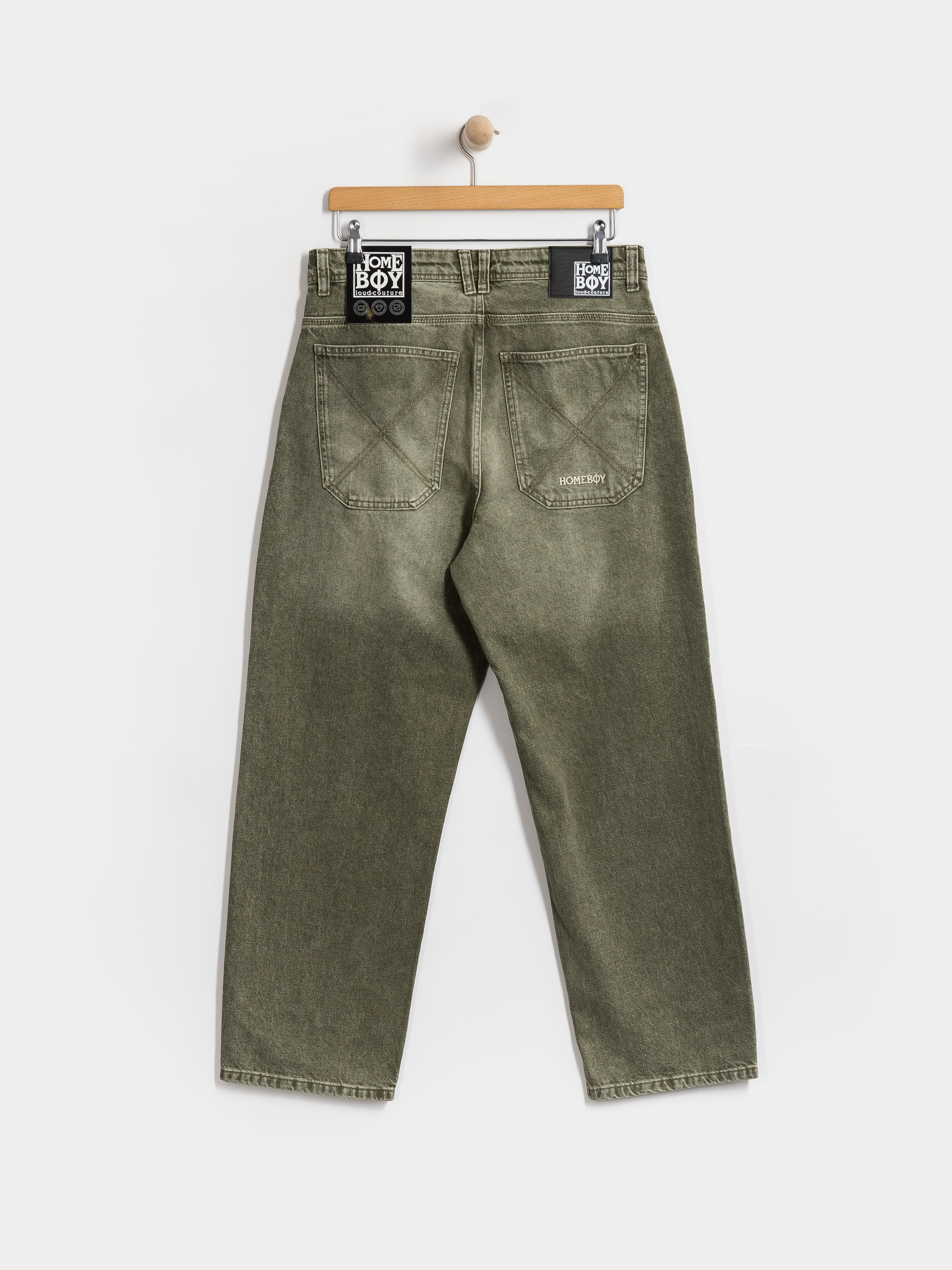 Kalhoty Homeboy X Tra Baggy Dye Denim (washed green)