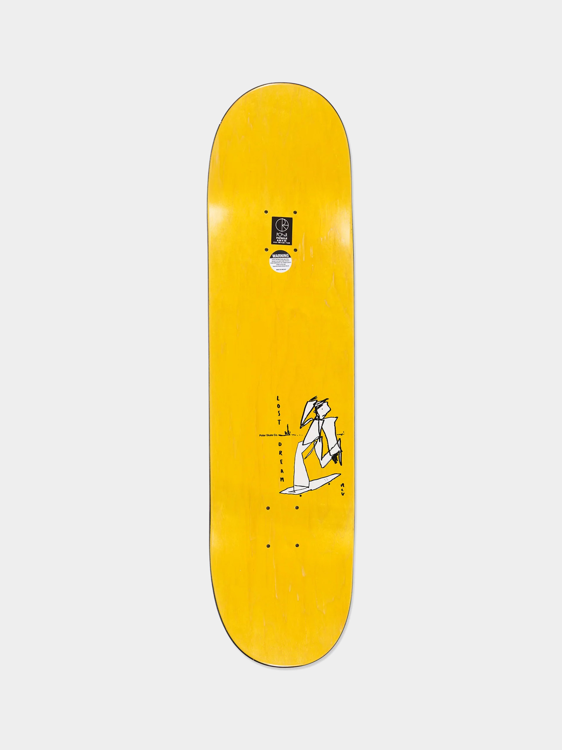 Deska Polar Skate Team Alv Soul Portrait (grey)