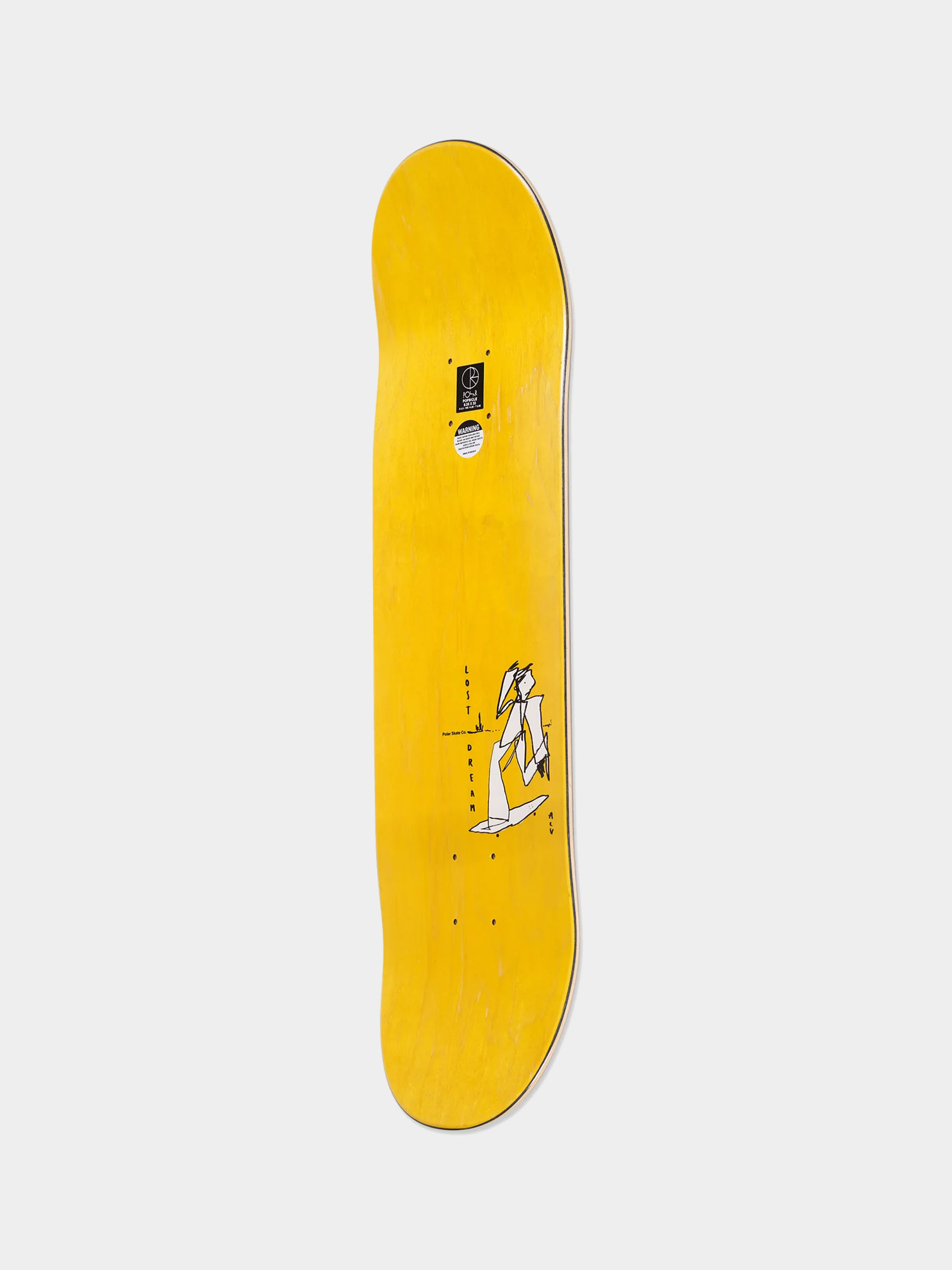 Deska Polar Skate Team Alv Soul Portrait (grey)