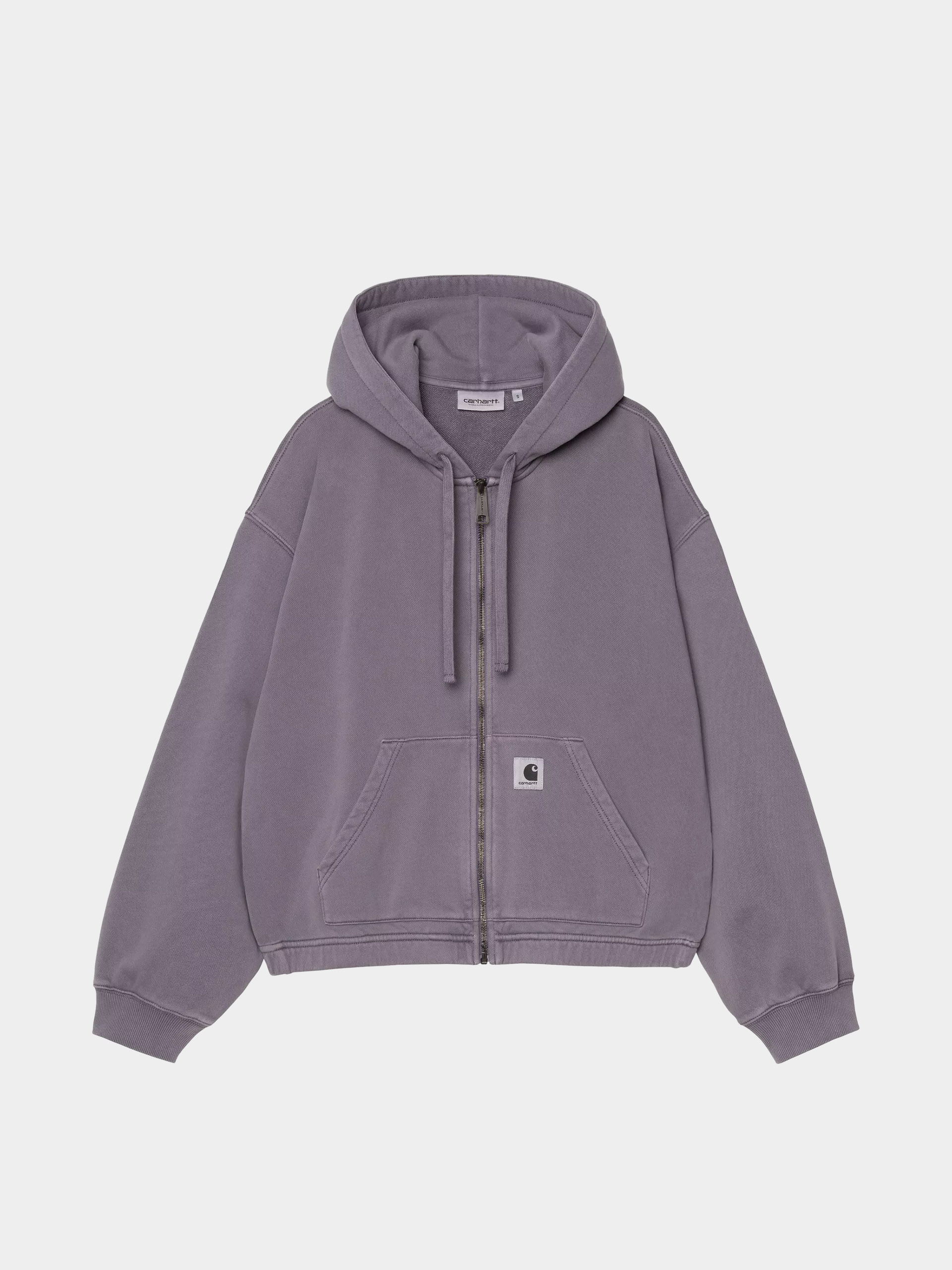 Mikina s kapucí Carhartt WIP Hoggard ZHD Wmn (shady purple)