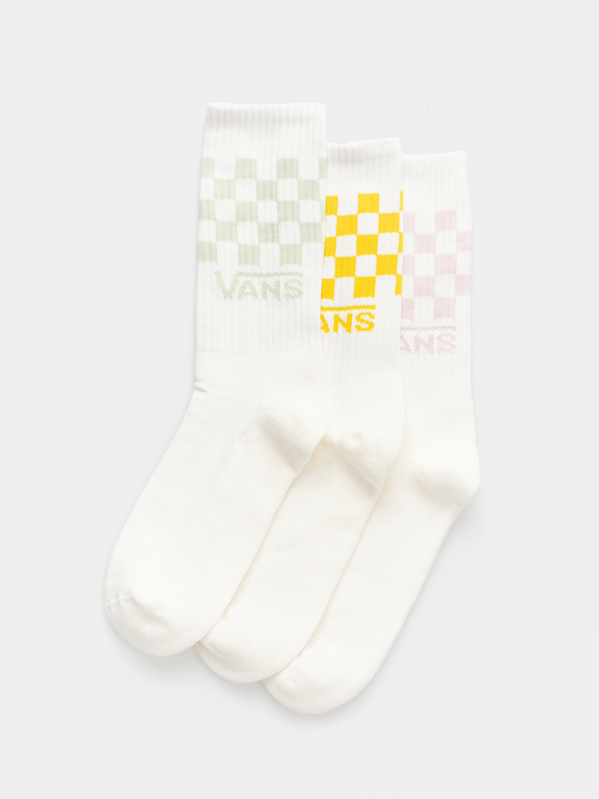 Ponožky Vans Classic Check Crew (dusty gold)