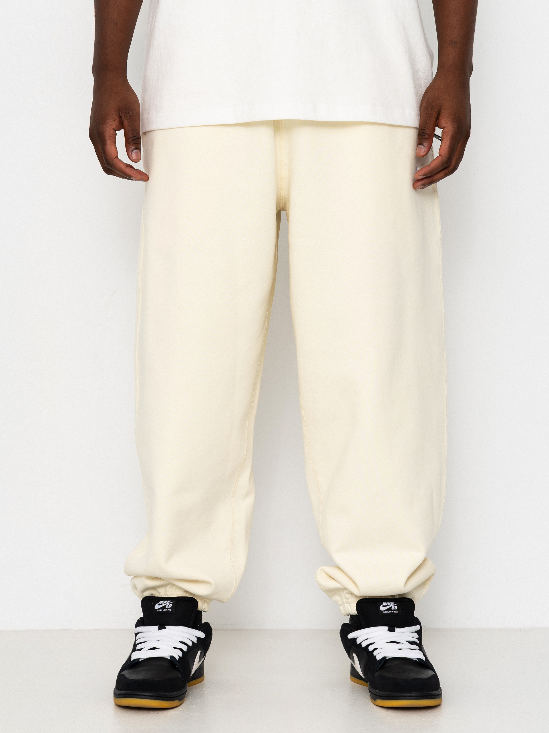 Kalhoty Nike SB Solo Swoosh (coconut milk/white)