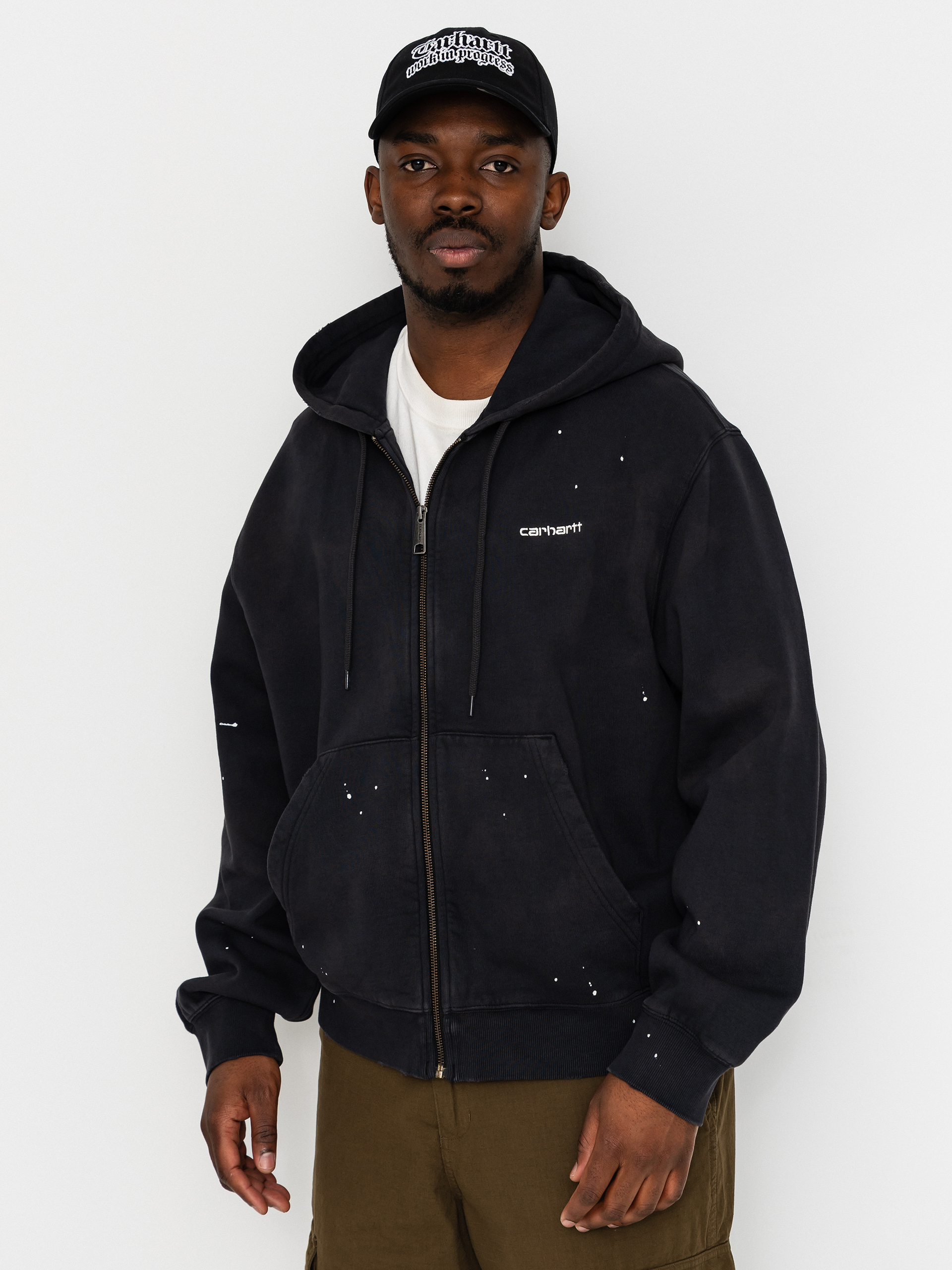 Mikina s kapucí Carhartt WIP Painter ZHD (black)