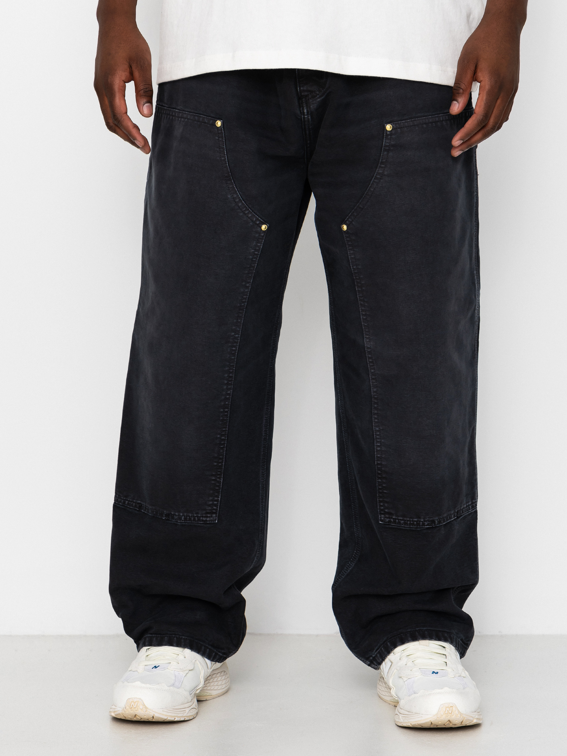 Kalhoty Carhartt WIP OG Double Knee (black)