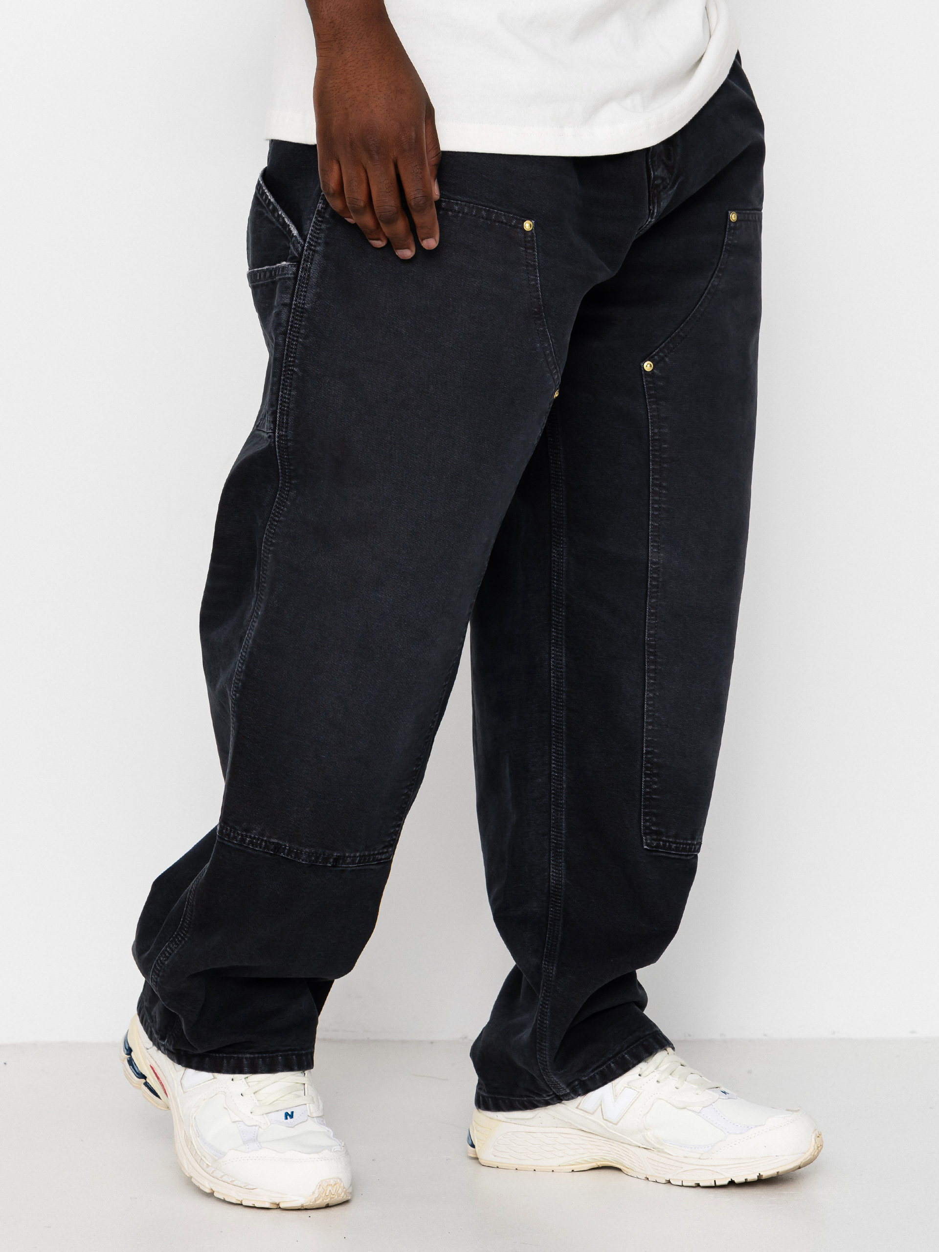 Kalhoty Carhartt WIP OG Double Knee (black)