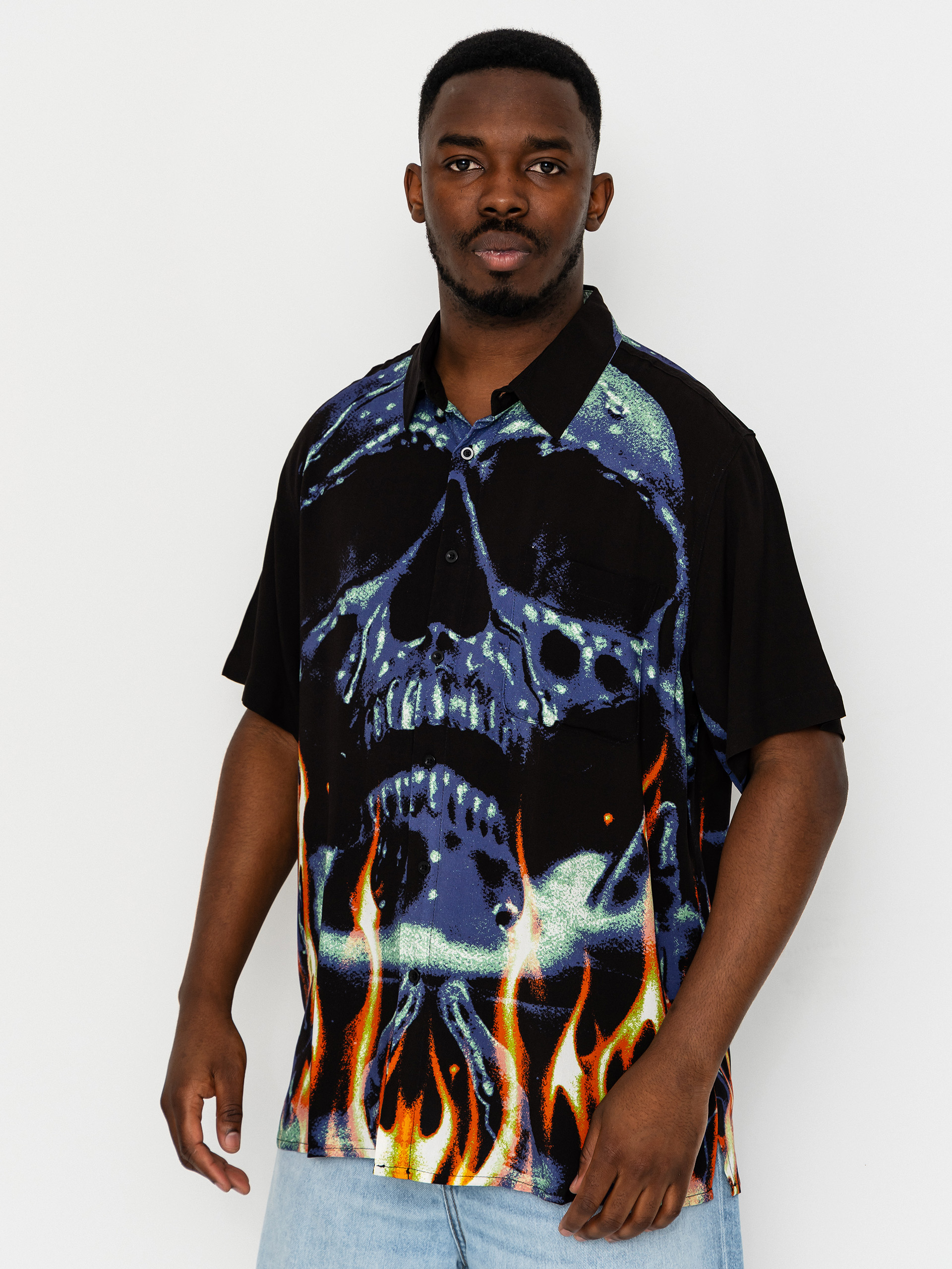 Košile Deathwish Boiling Point Rayon (black)