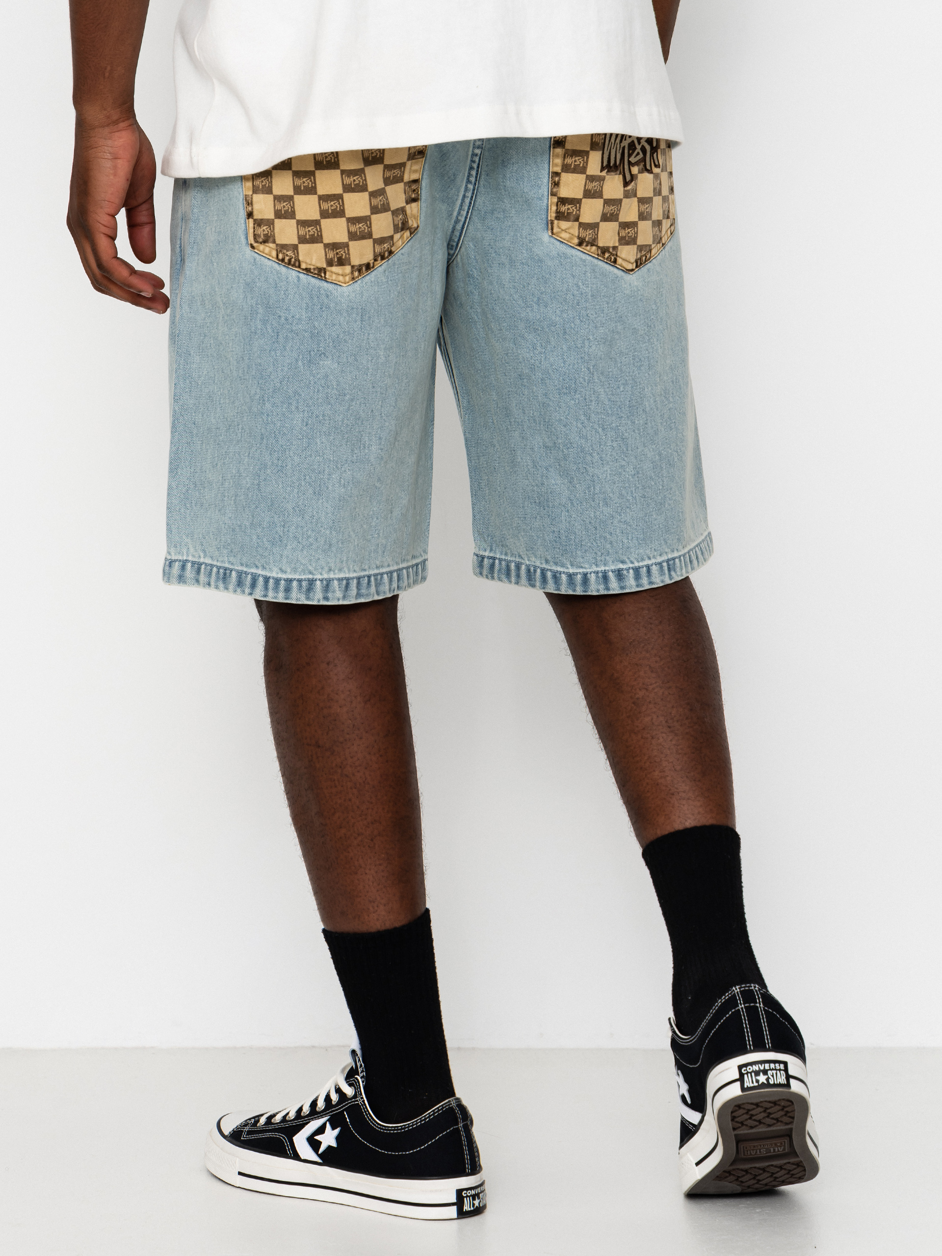 Kraťasy MassDnm Jeans Higher (lt blue)
