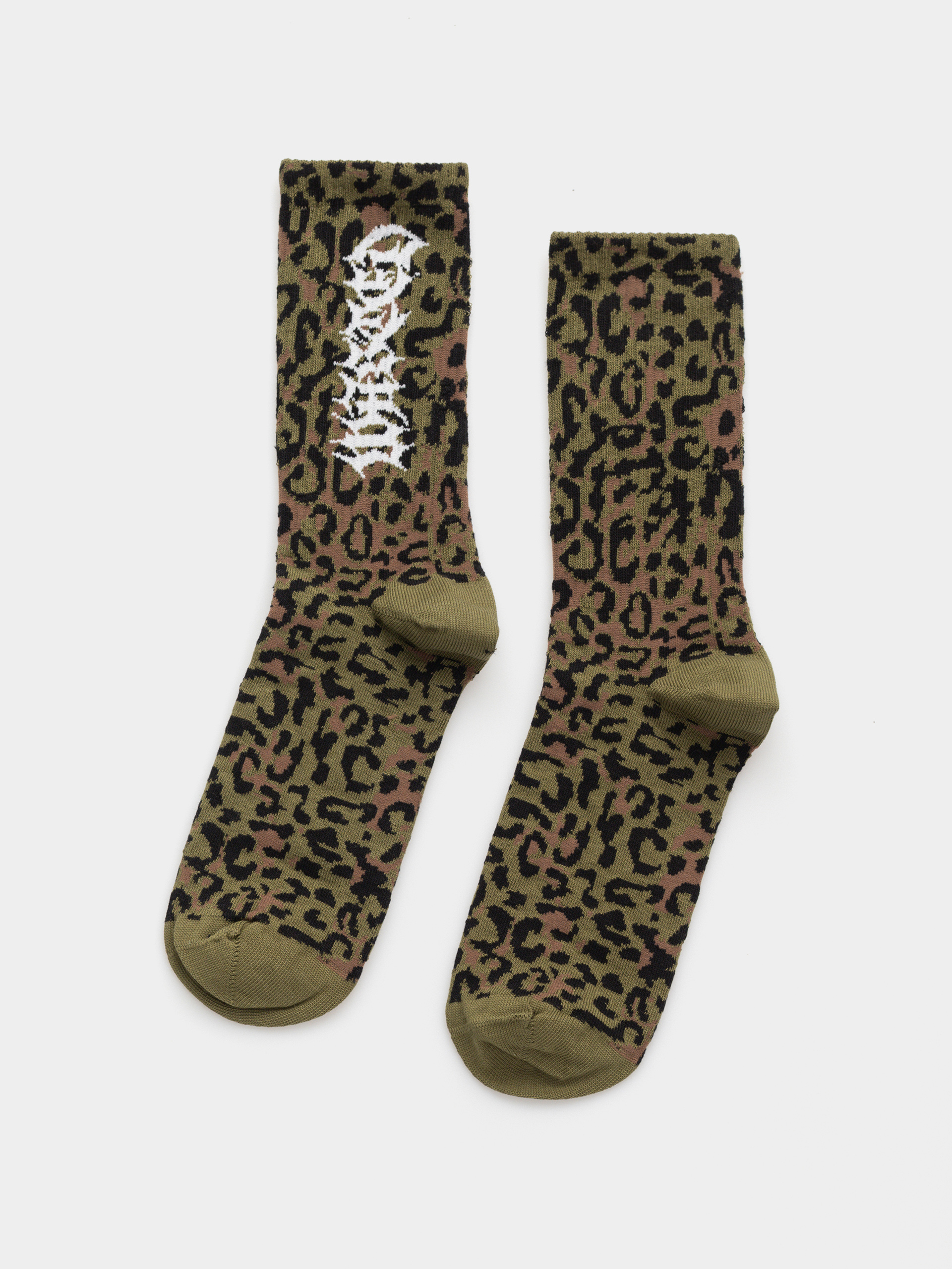 Ponožky Wasted Paris Cheetah (olive khaki camo)
