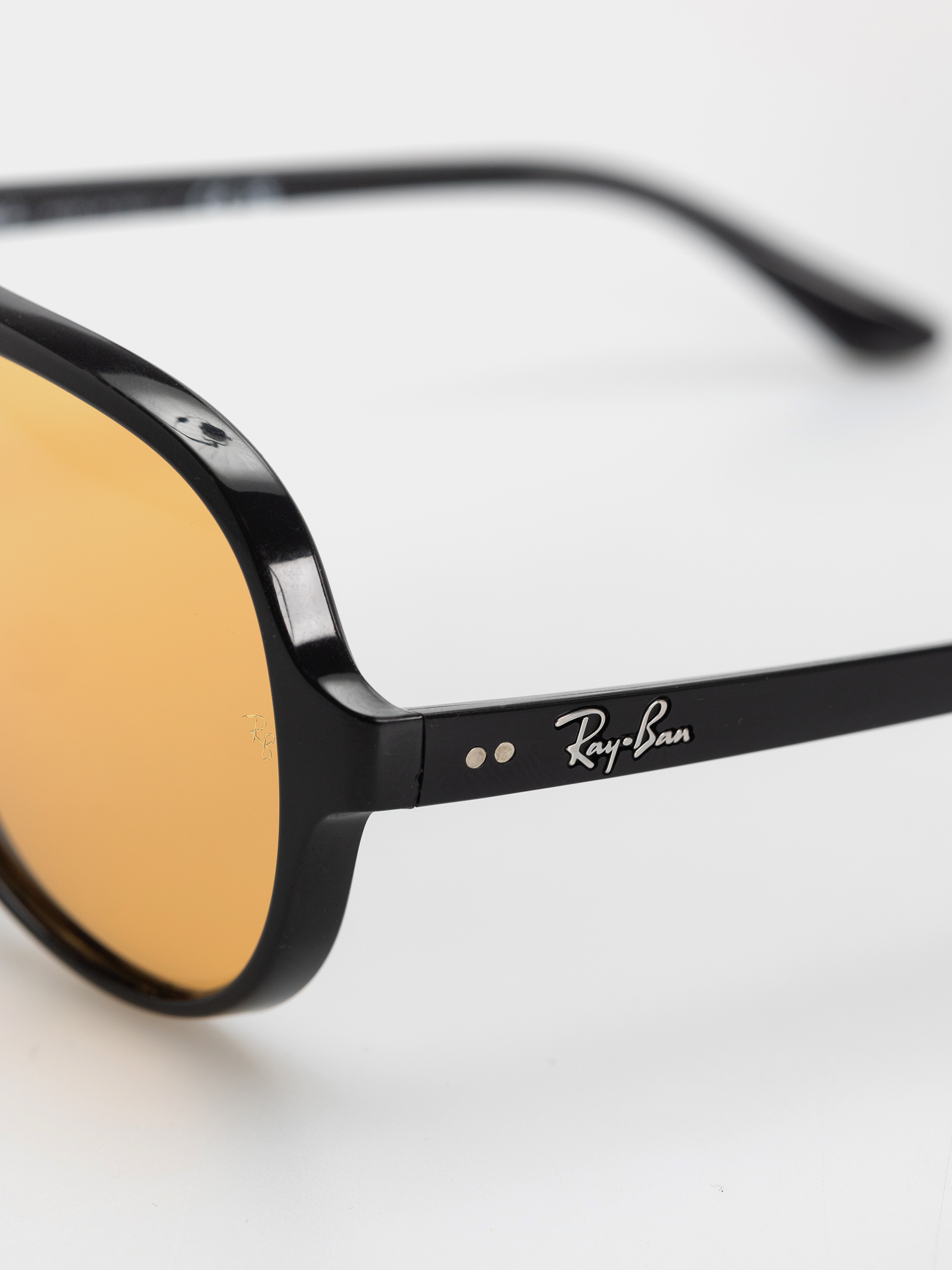 Sluneční brýle Ray-Ban Cats 5000 Classic Summer Capsule (polerowany czarny/pomarańczowy)