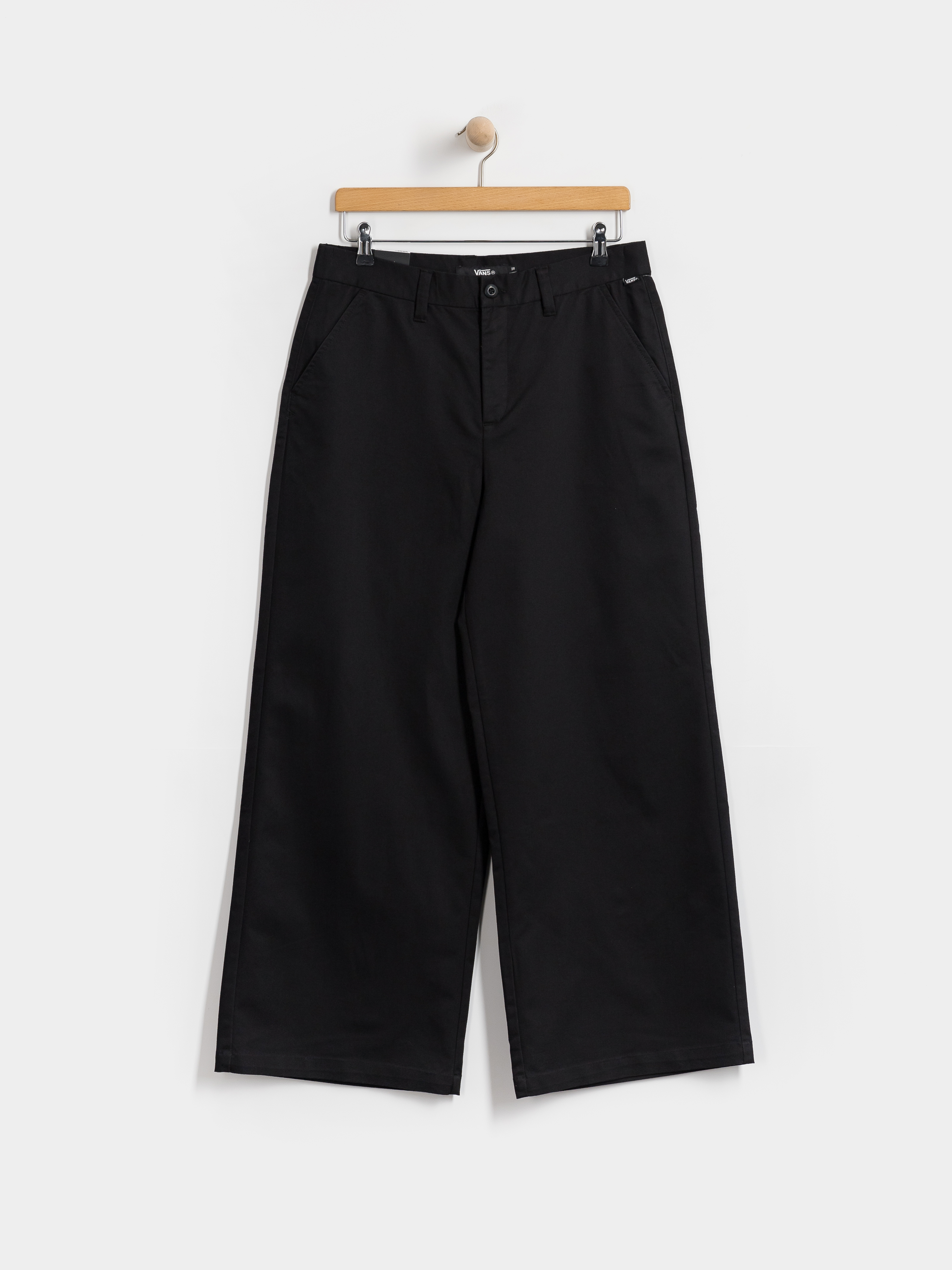 Kalhoty Vans Authentic Chino Wide Wmn (black)