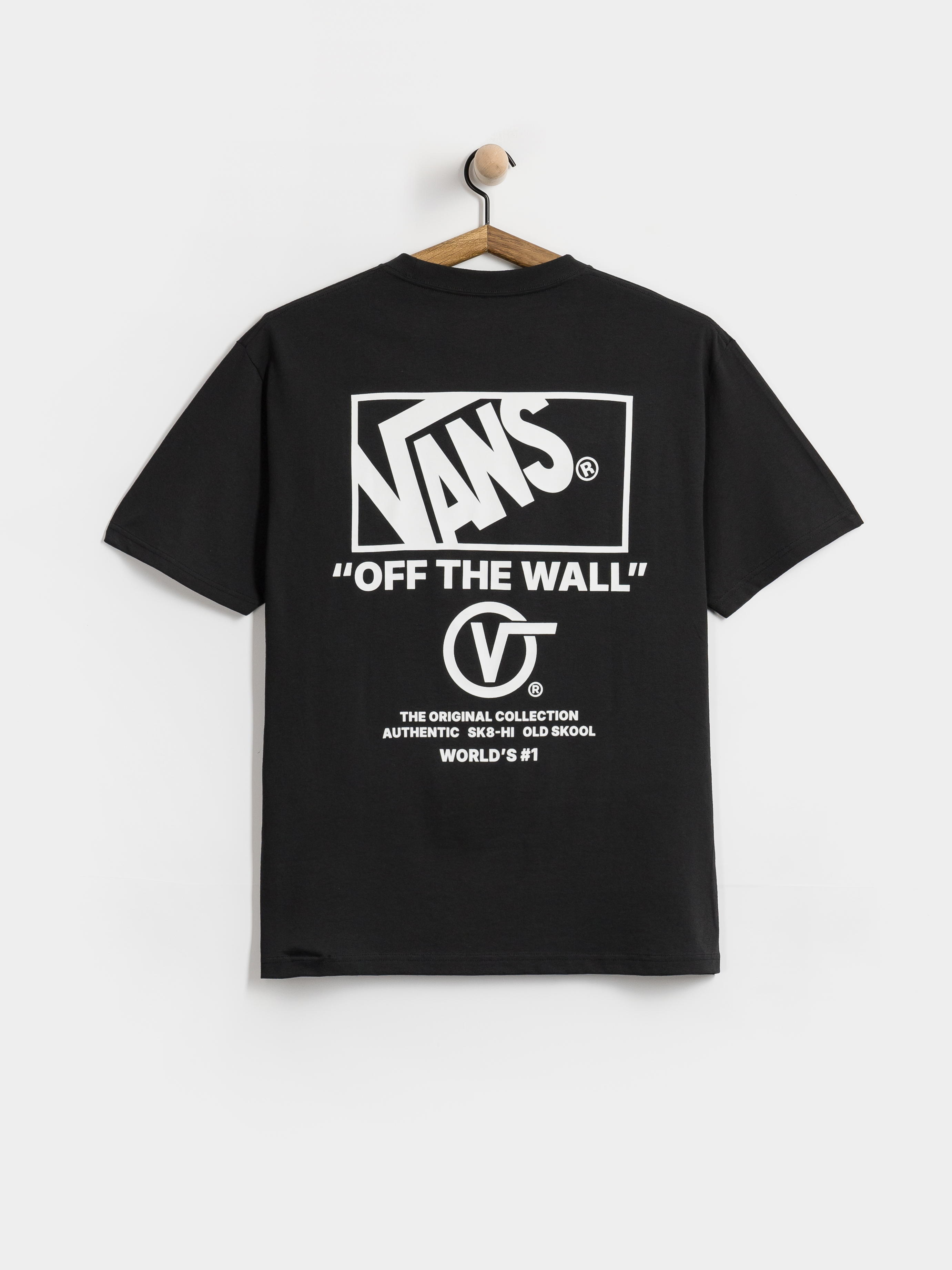 Tričko Vans Stacked Hi (black/white)
