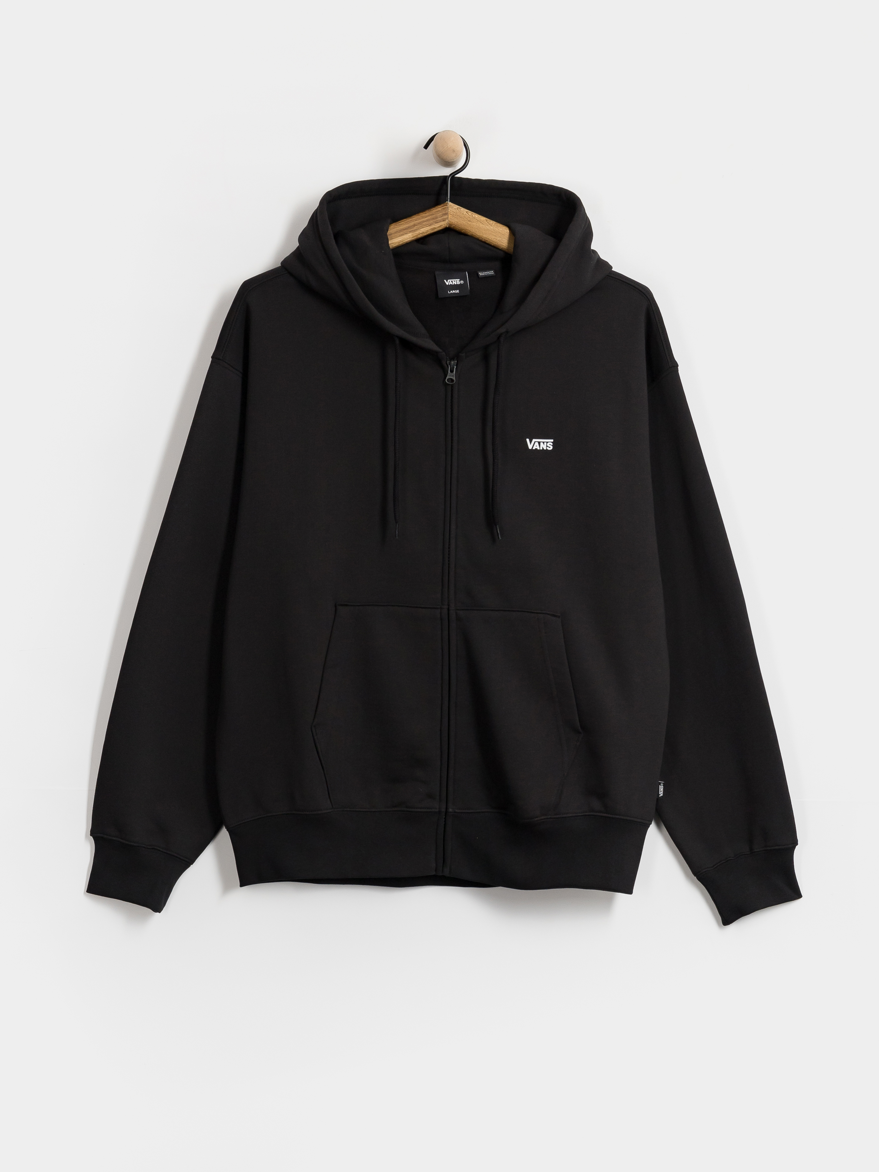 Mikina s kapucí Vans Left Chest ZHD (black)
