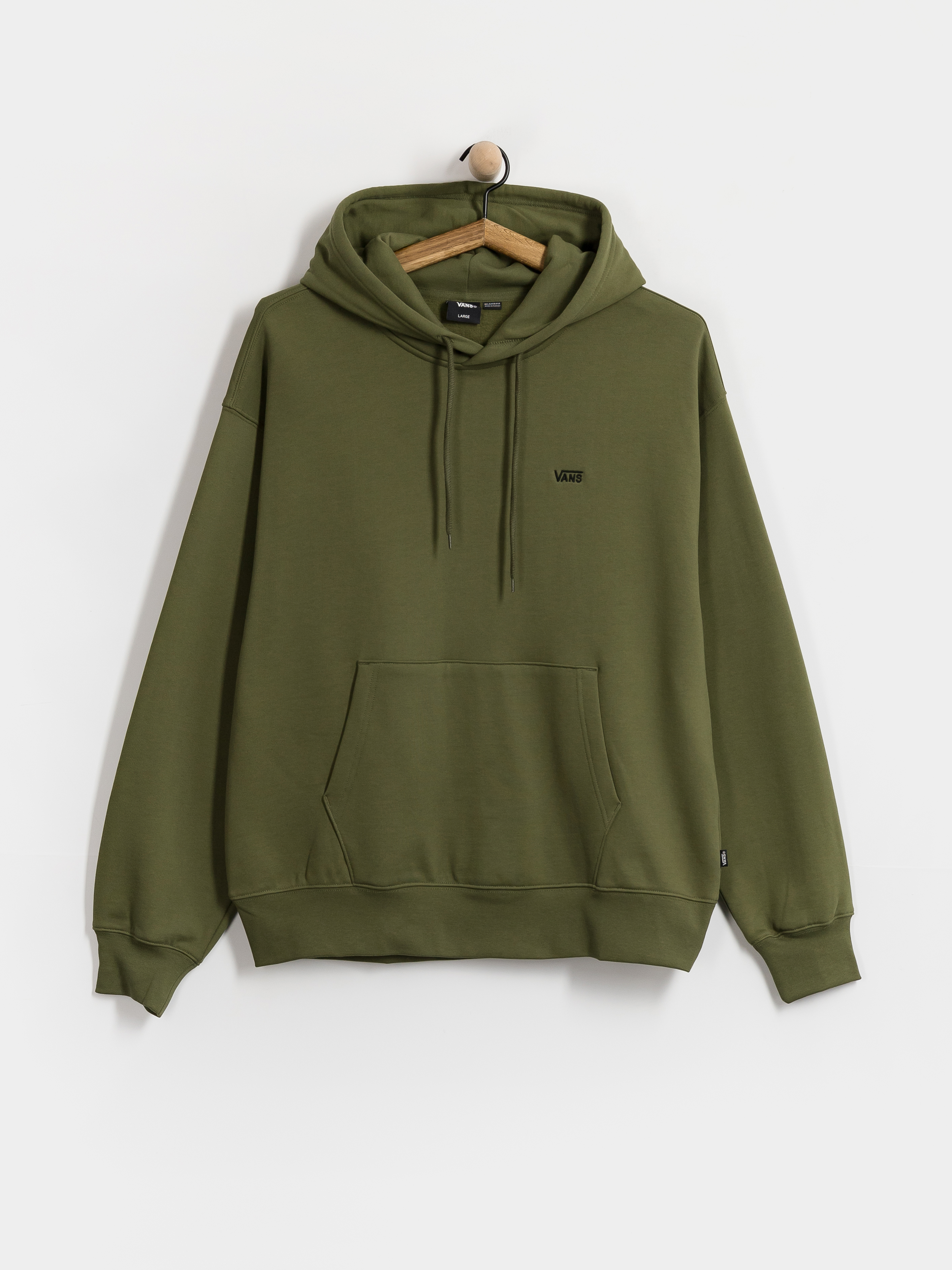 Mikina s kapucí Vans Left Chest II HD (green balsam)