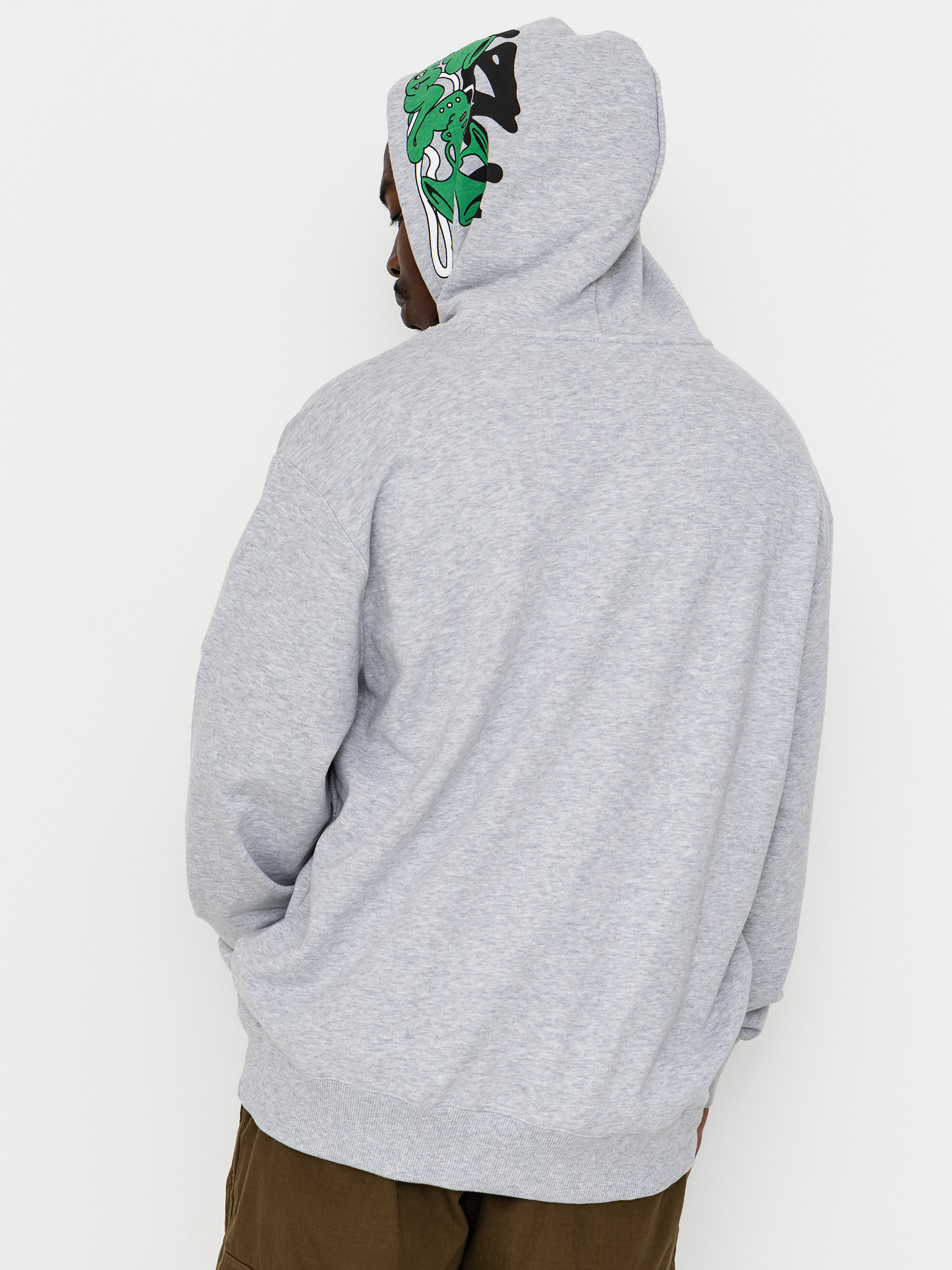 Mikina s kapucí Element Horn HD (mid grey heather)