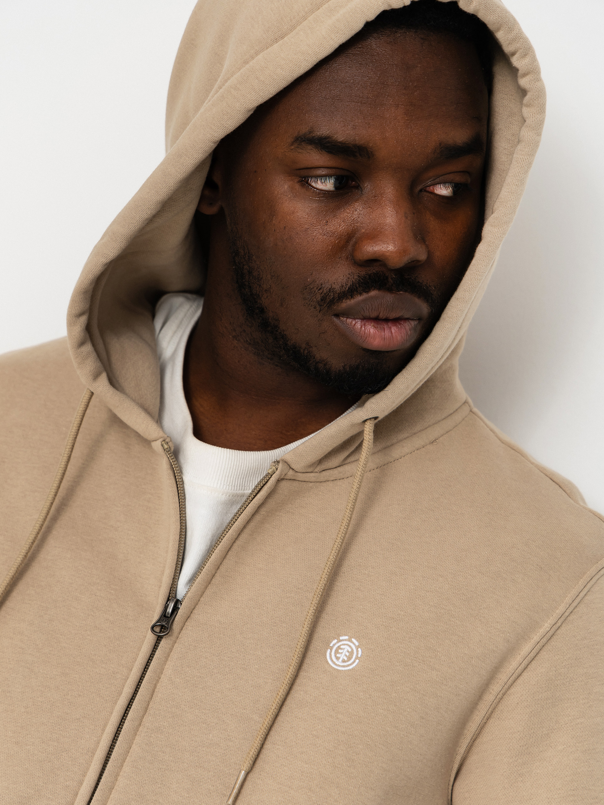 Mikina s kapucí Element Icon Embroidery ZHD (aluminum)