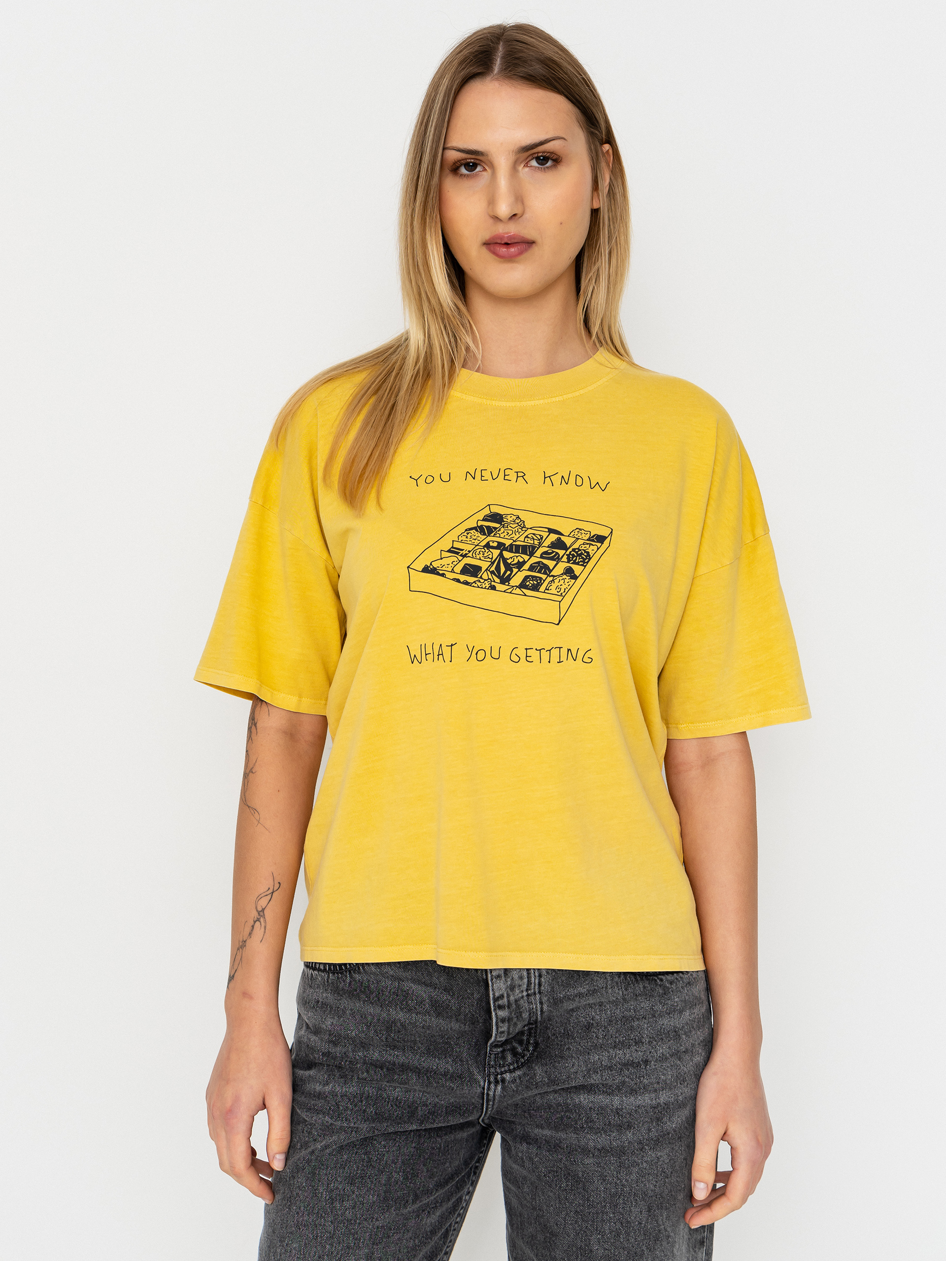 Tričko Volcom Voltrip Wmn (sunburst)