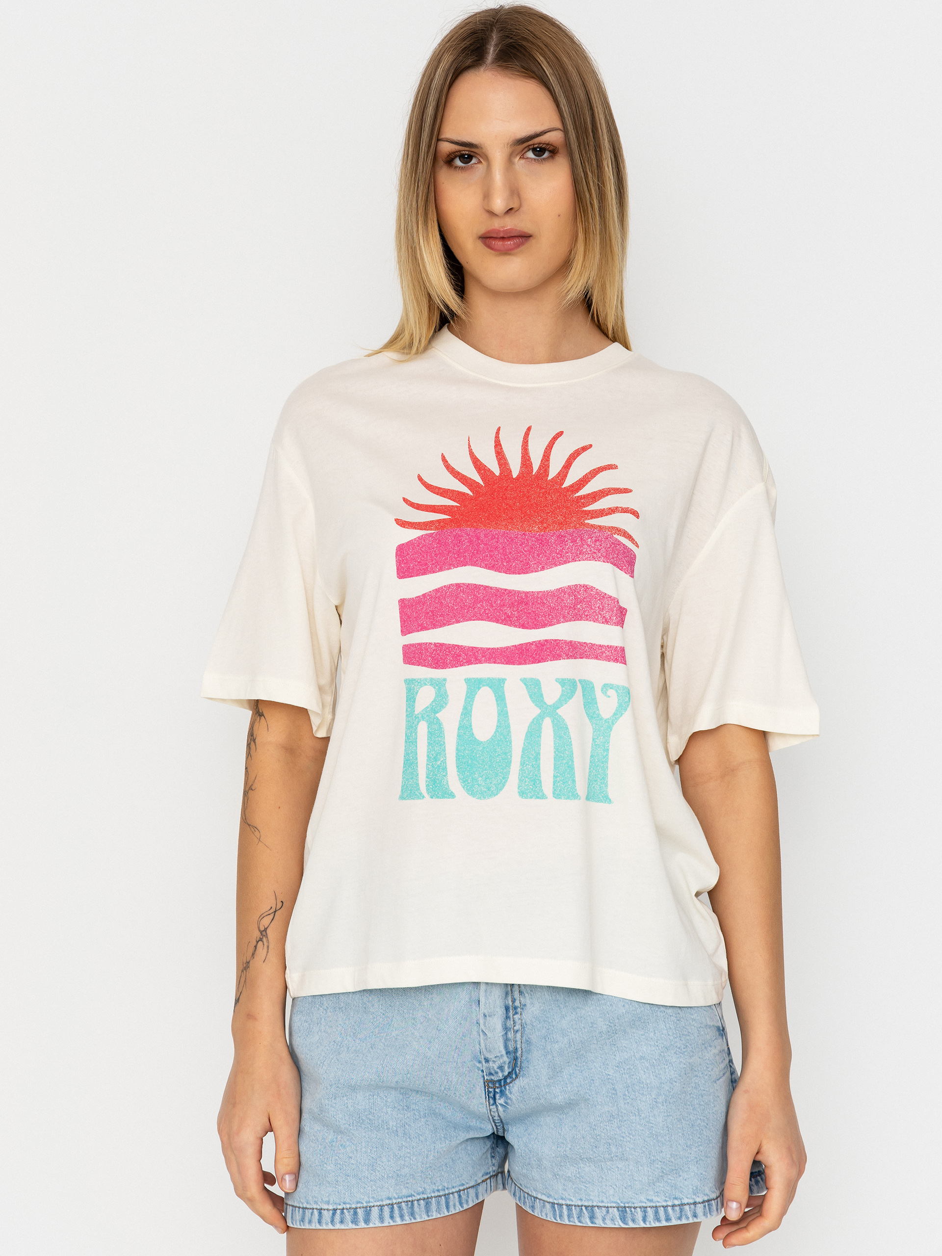 Tričko Roxy Hangloose Poster Wmn