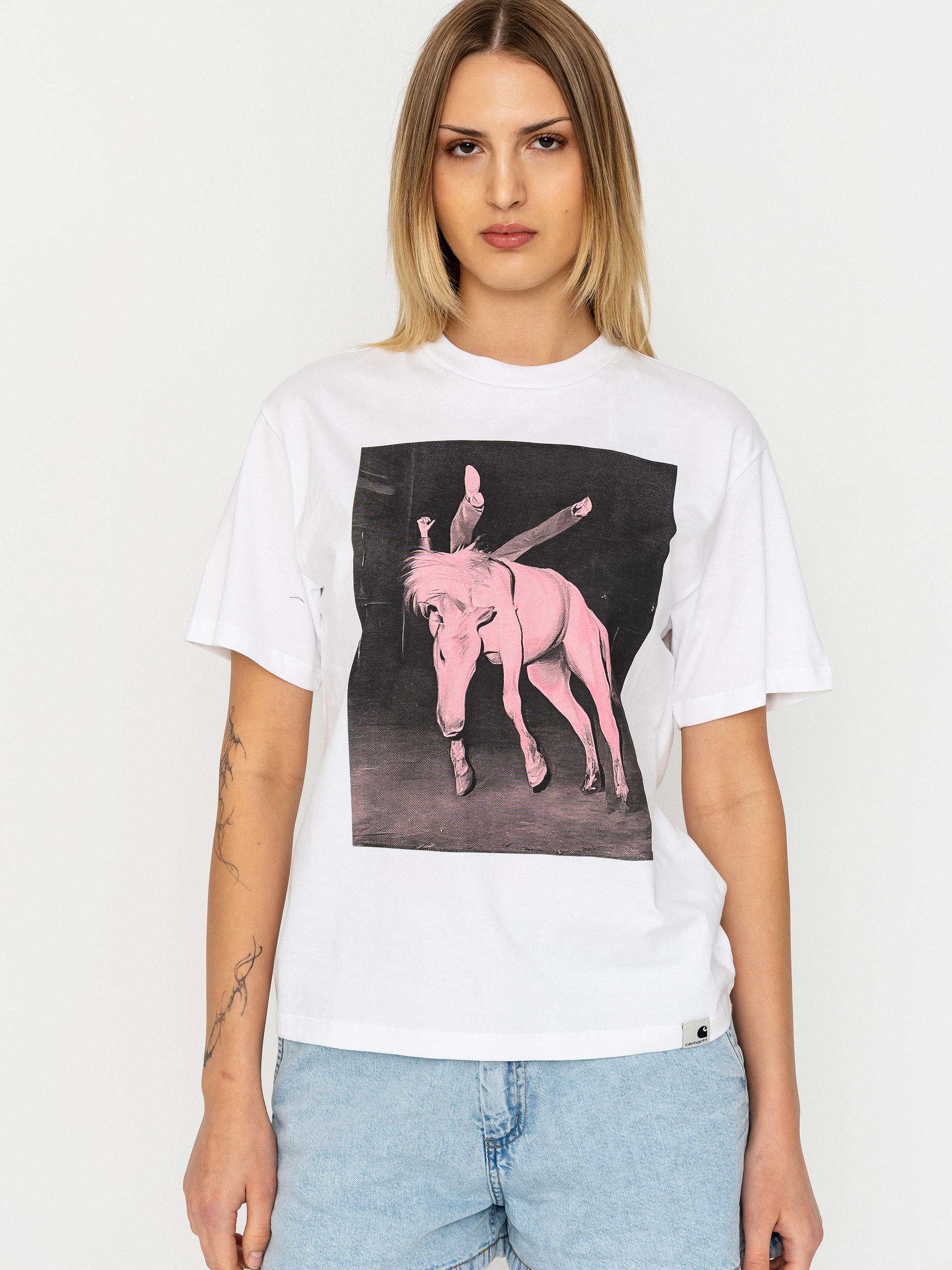 Tričko Carhartt WIP Sean Hamilton Wmn (white)