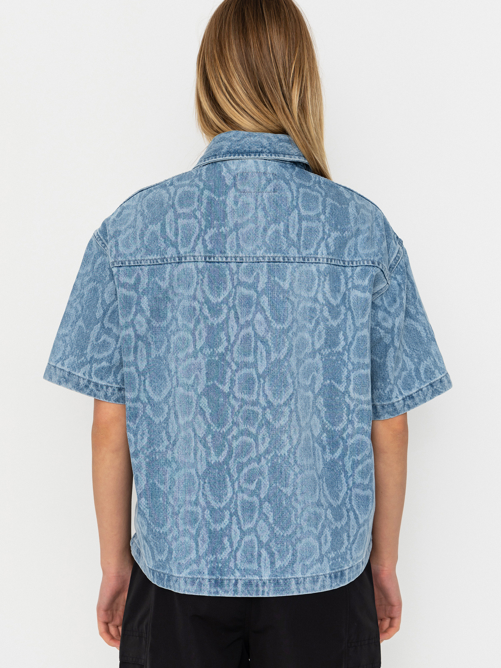 Košile Carhartt WIP Snake Lovilia Wmn (snake camo blue)