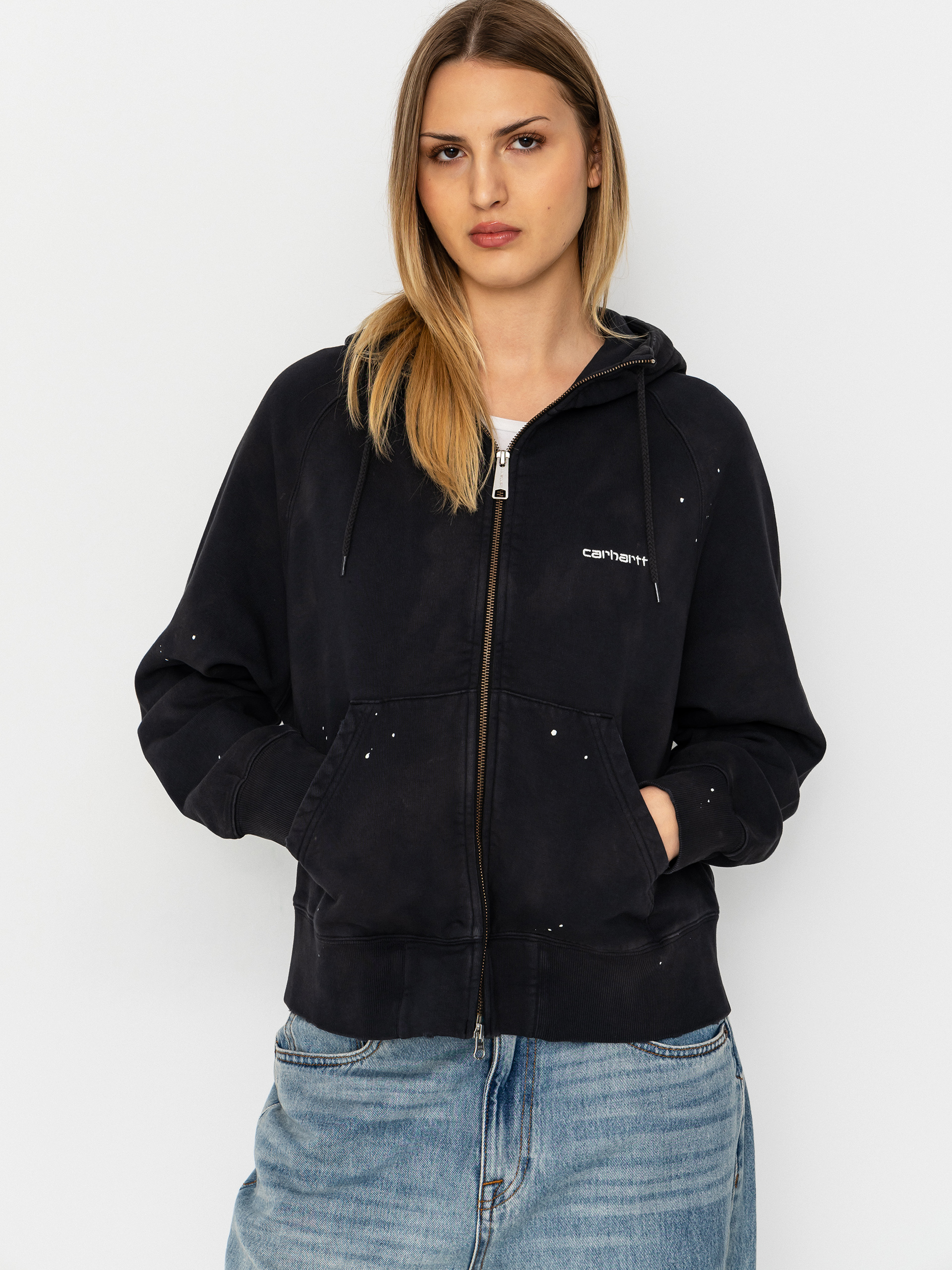 Mikina s kapucí Carhartt WIP Painter ZHD Wmn (black)