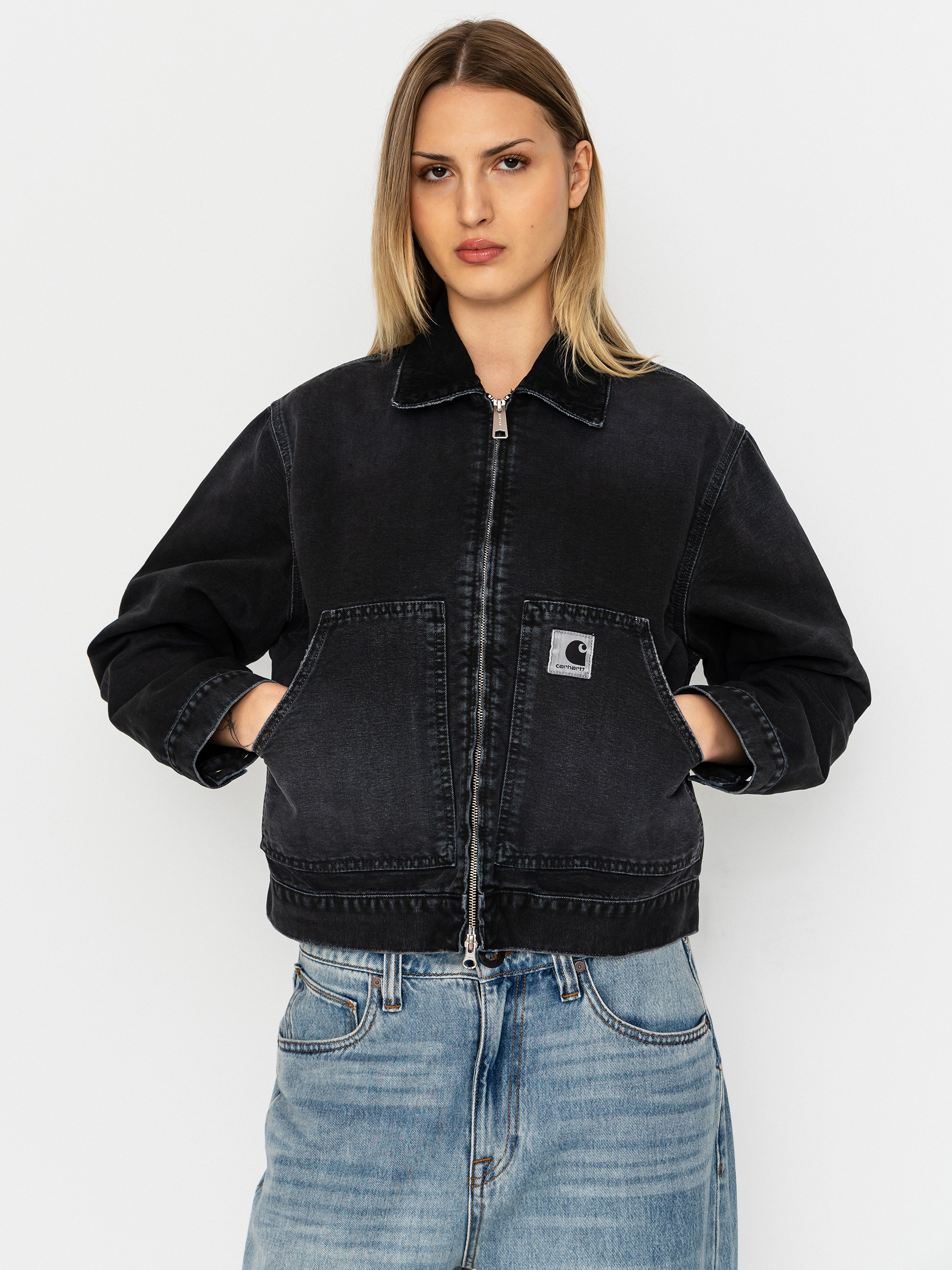 Bunda Carhartt WIP OG Arcan Wmn (black/black)