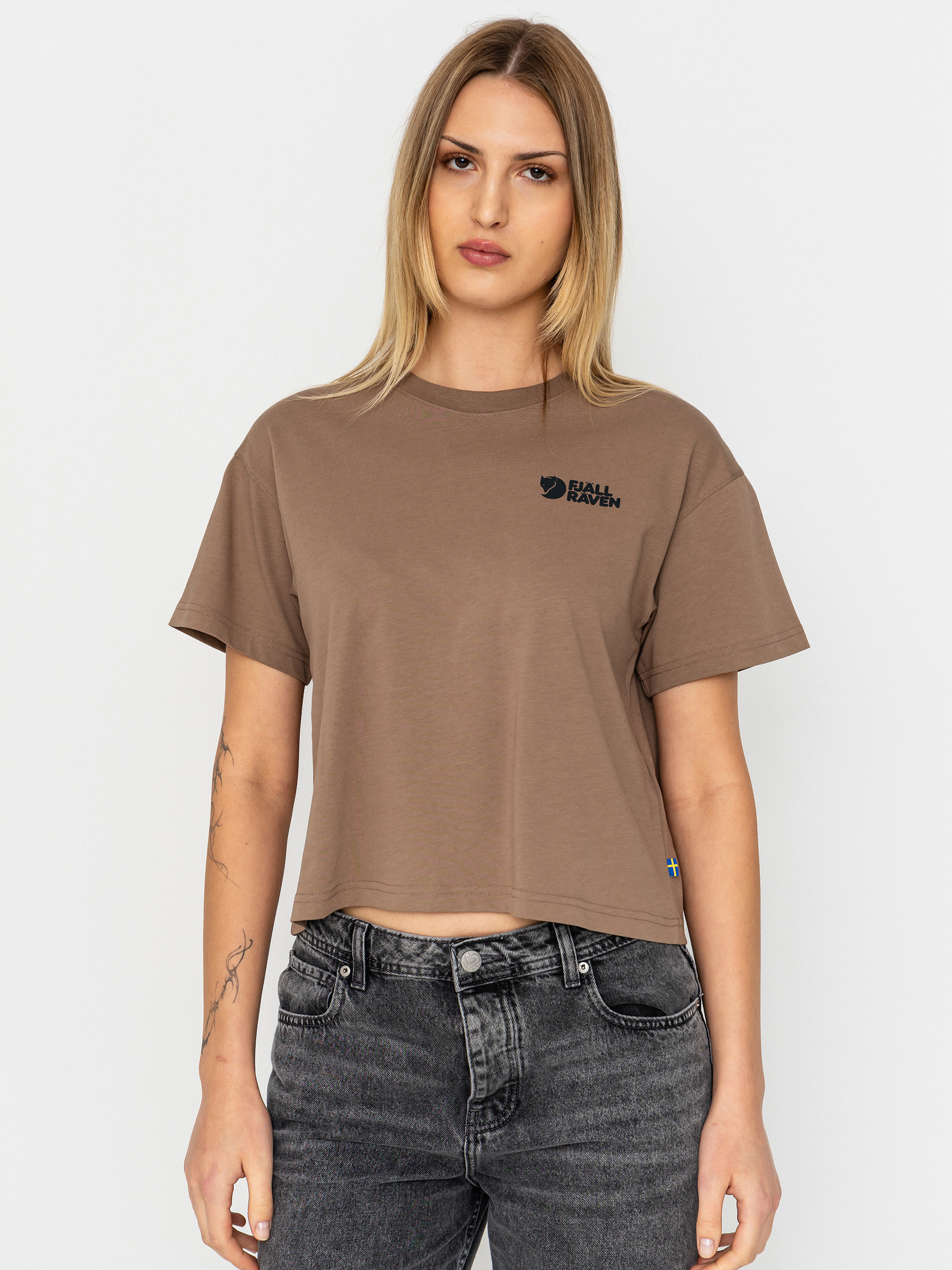 Tričko Fjallraven Forest Walk Wmn (suede brown)