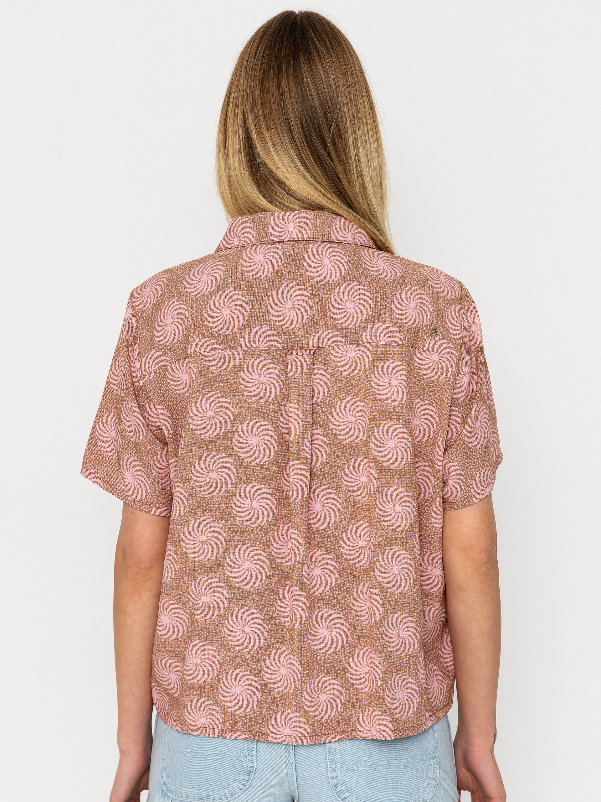 Košile Royal Robbins Camino Pucker Wmn (mahogany ray pt)