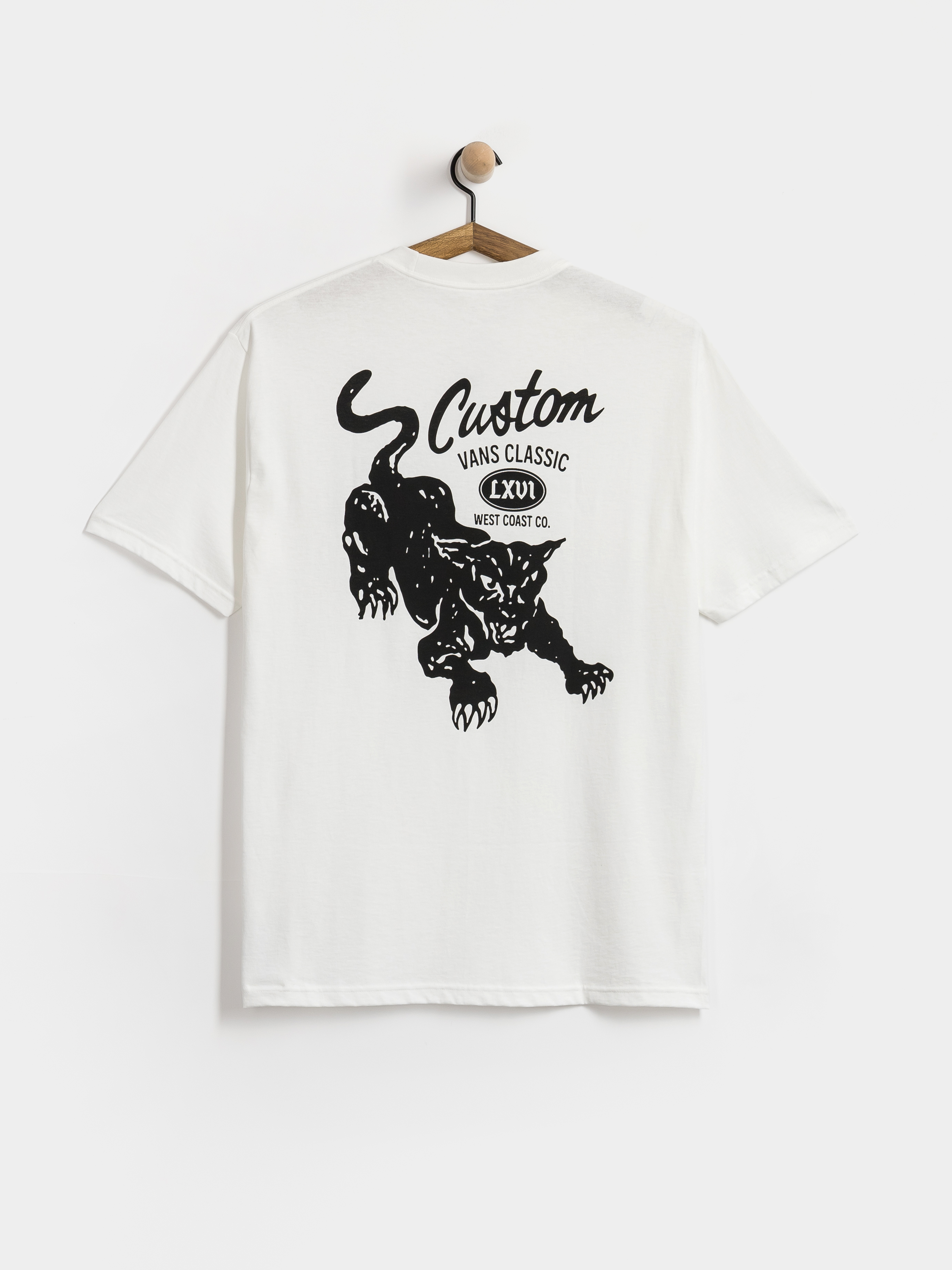 Tričko Vans Custom Cat (white)