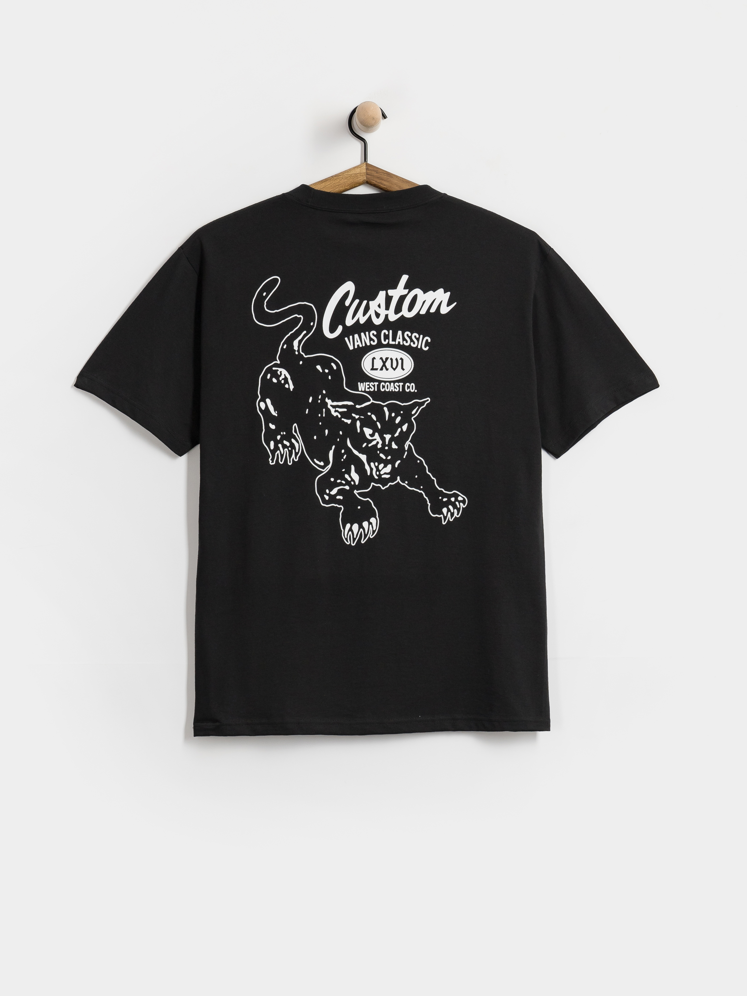 Tričko Vans Custom Cat (black)