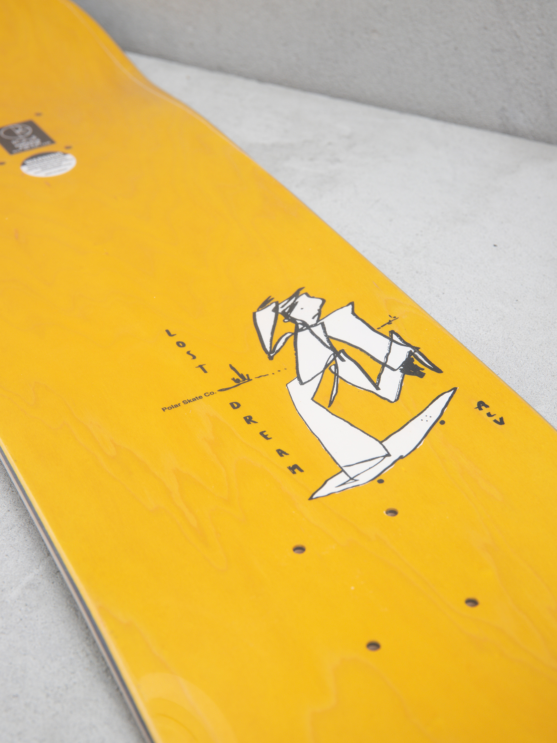 Deska Polar Skate Team Alv Soul Portrait (grey)
