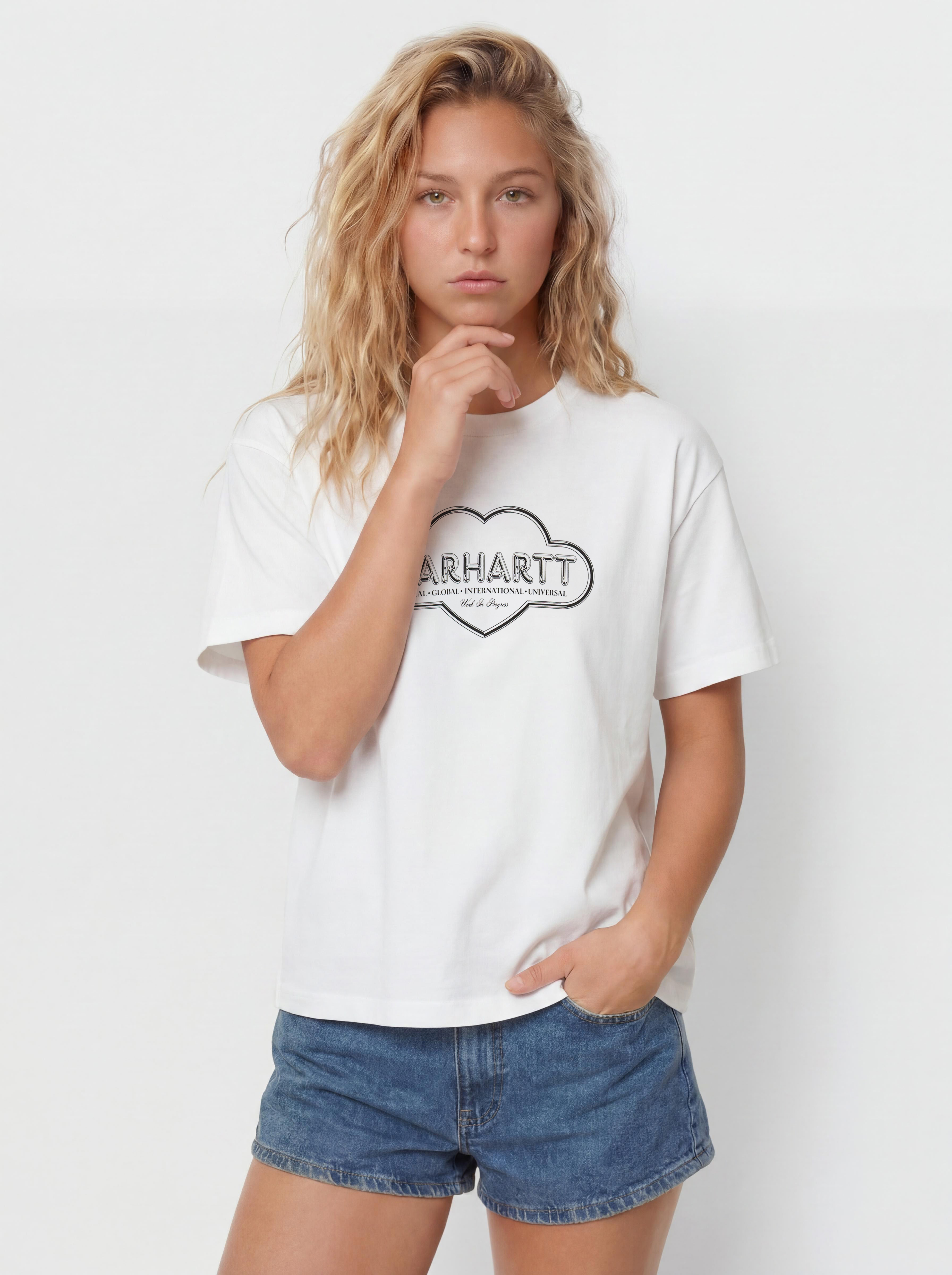 Triu010dko Carhartt WIP Cloud Heart Wmn (white)