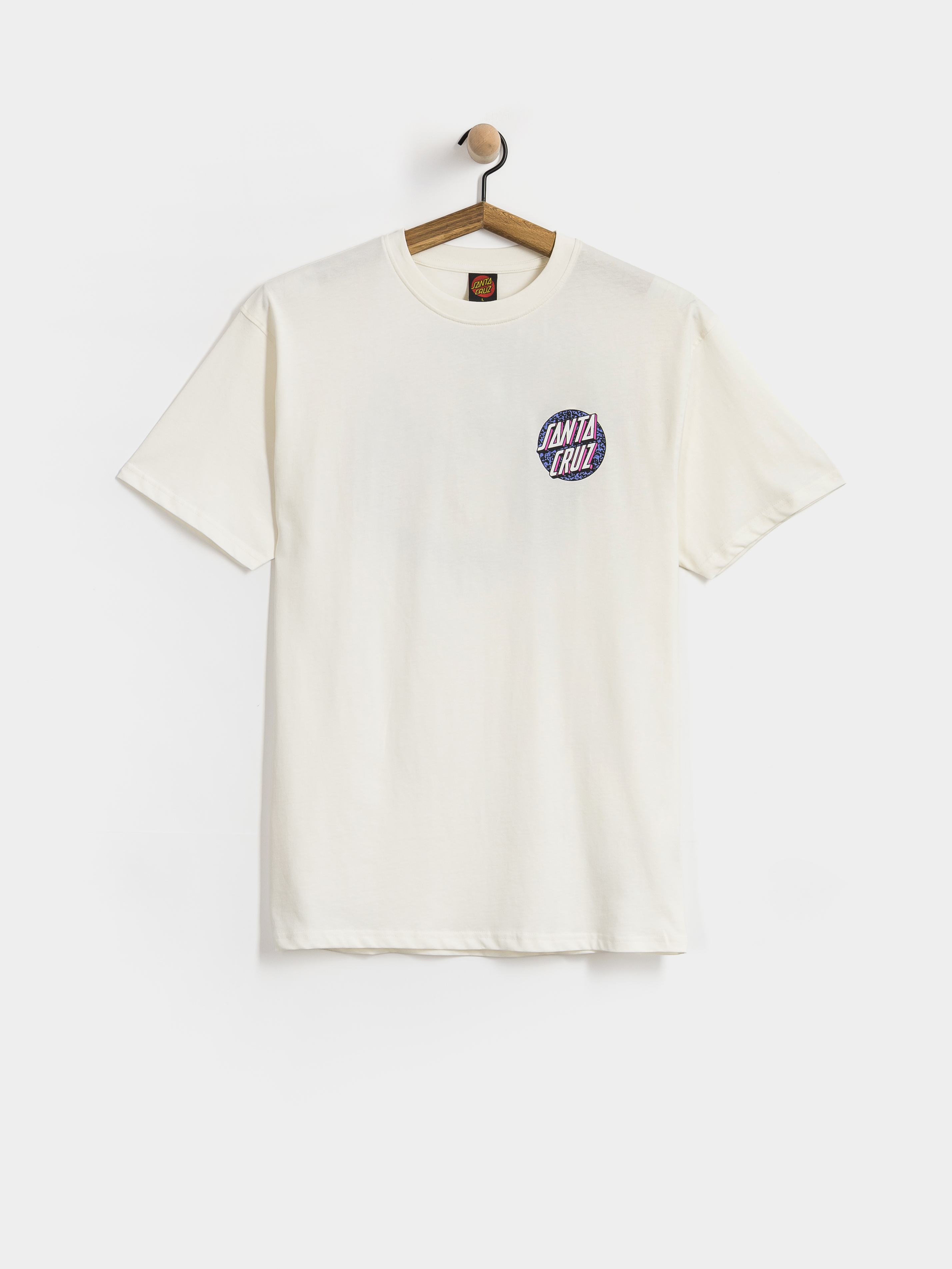 Tričko Santa Cruz Control Dot (unbleached cotton)