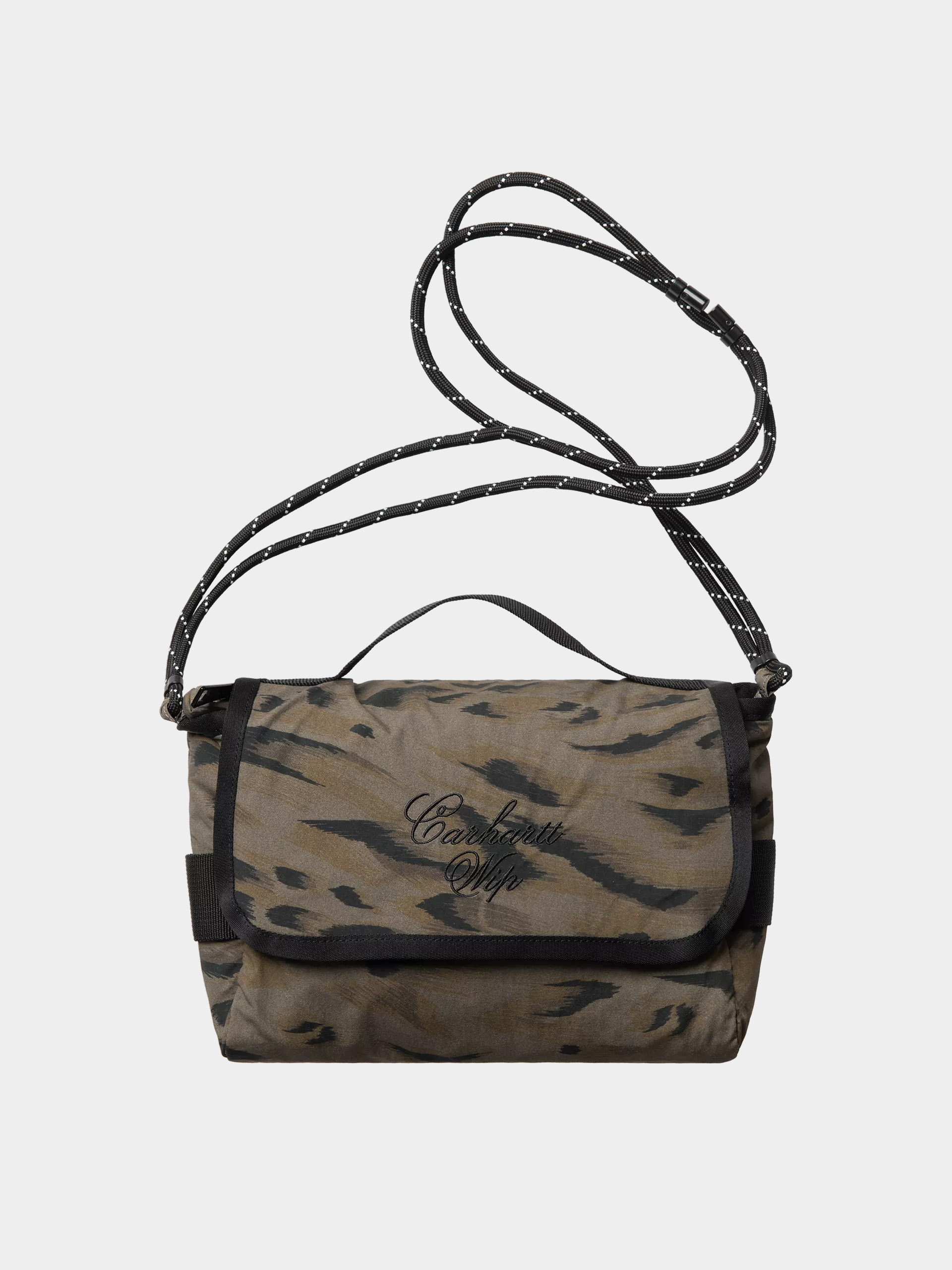 Kabelka Carhartt WIP Travon (duck feather print cypress/black)