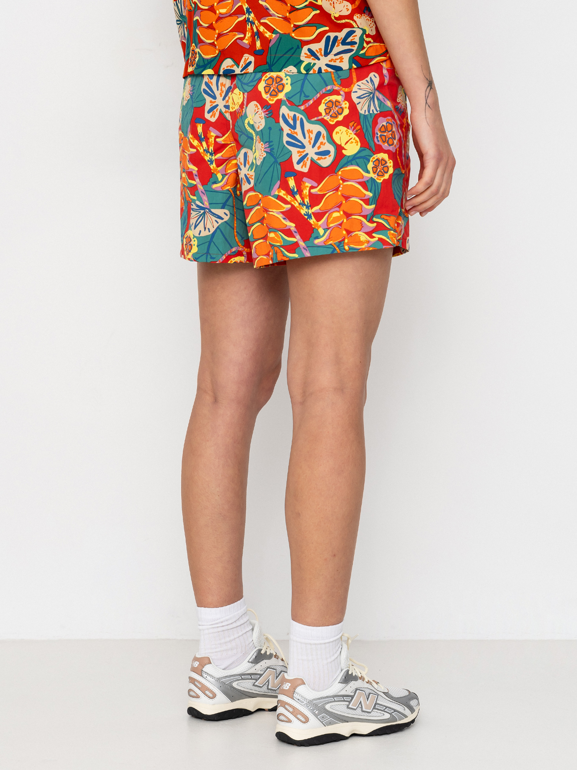Kraťasy Patagonia Baggies 5in Wmn (tropiclimb/hot ember)