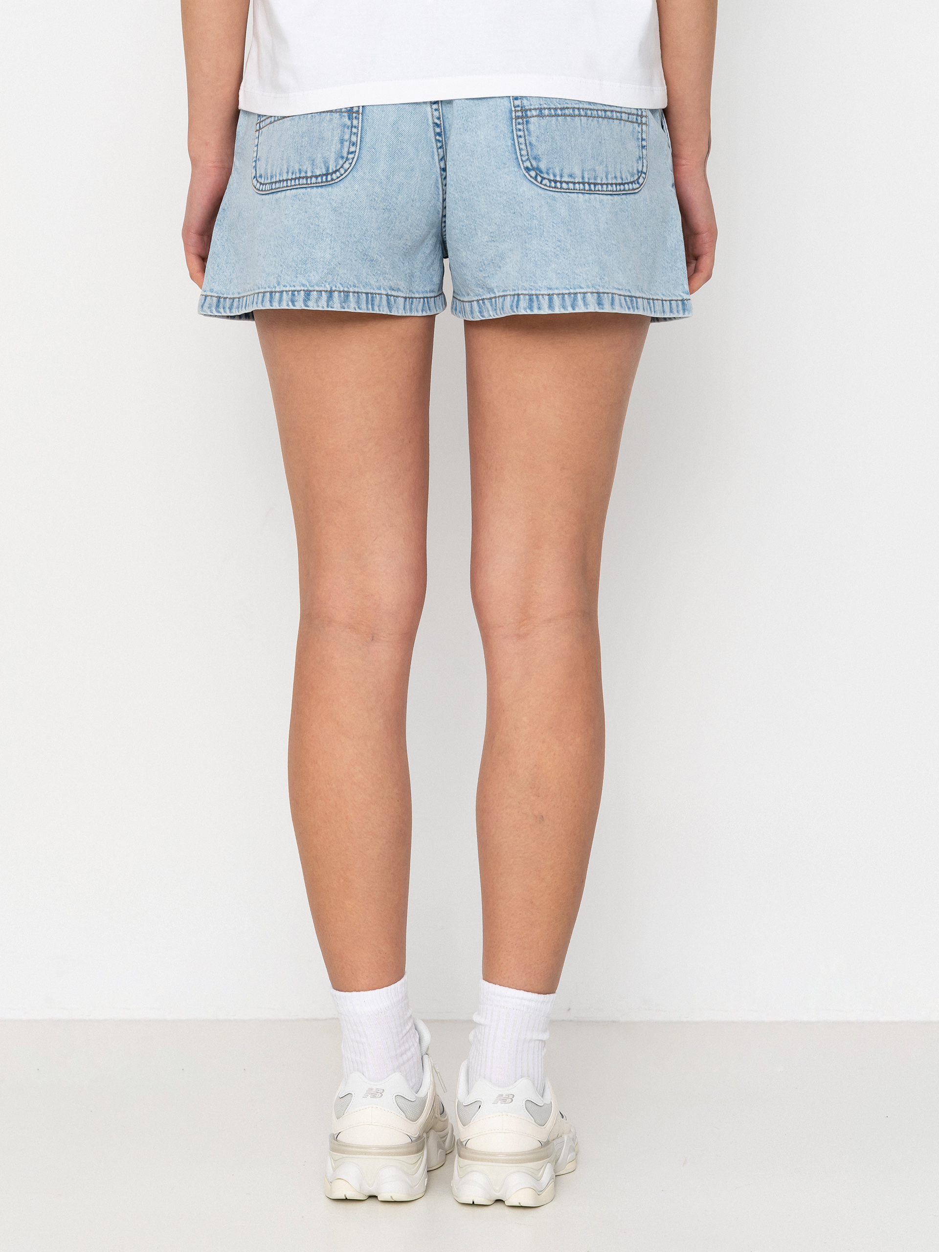 Kraťasy Carhartt WIP Lova Wmn (blue stone bleached)