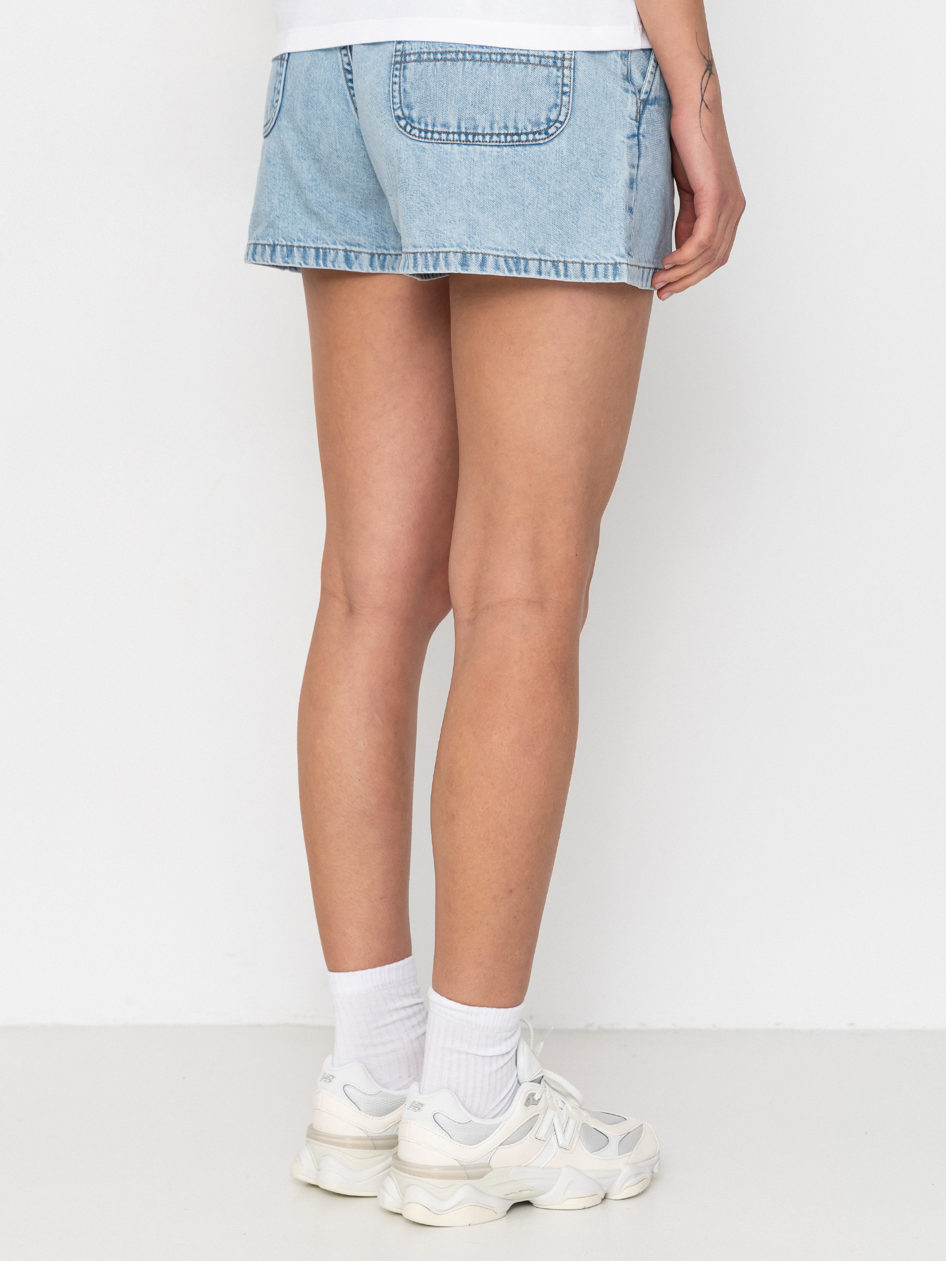 Kraťasy Carhartt WIP Lova Wmn (blue stone bleached)