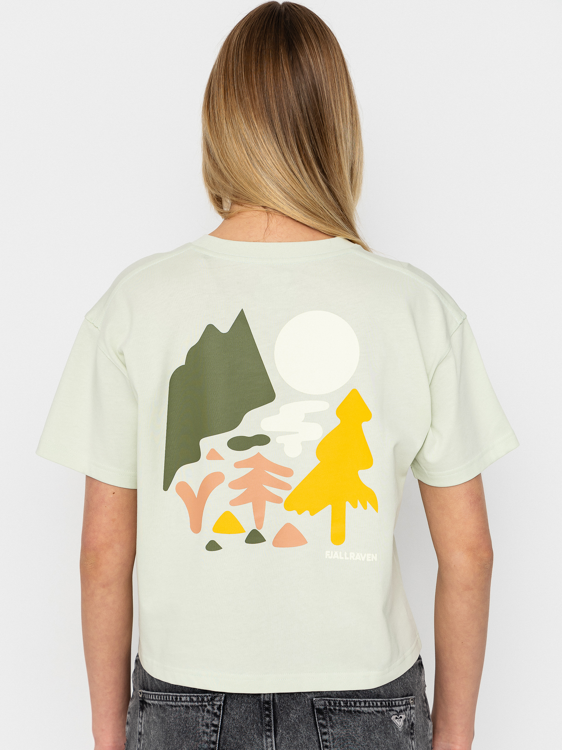 Tričko Fjallraven Forest Walk Wmn (soft jade)