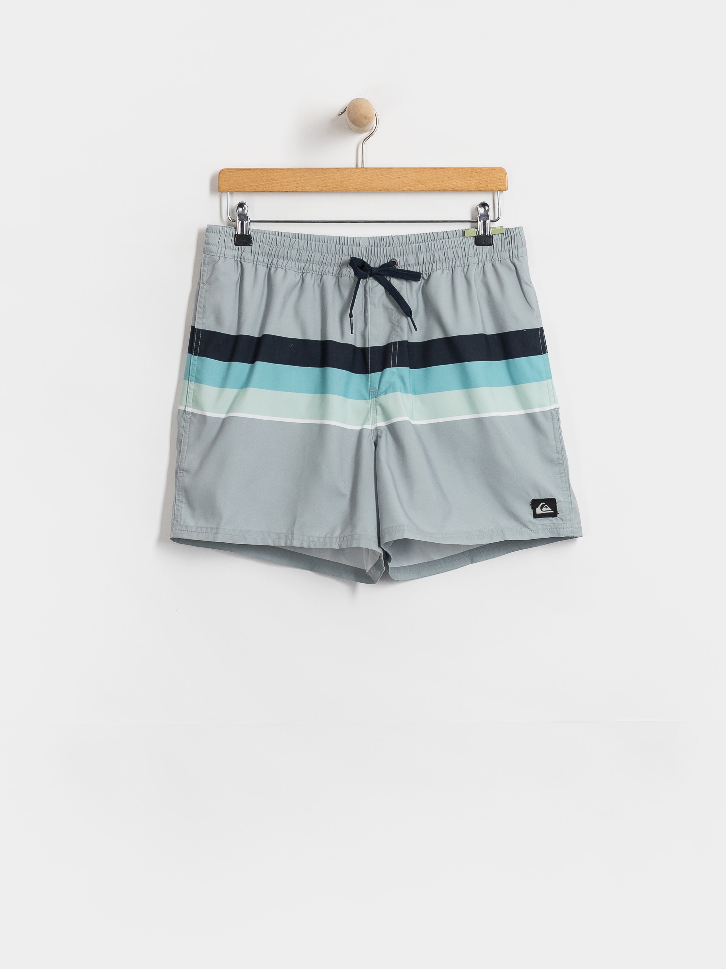 Plážové kraťasy Quiksilver Everyday Printed Volley 15 (quarry outside stripe)